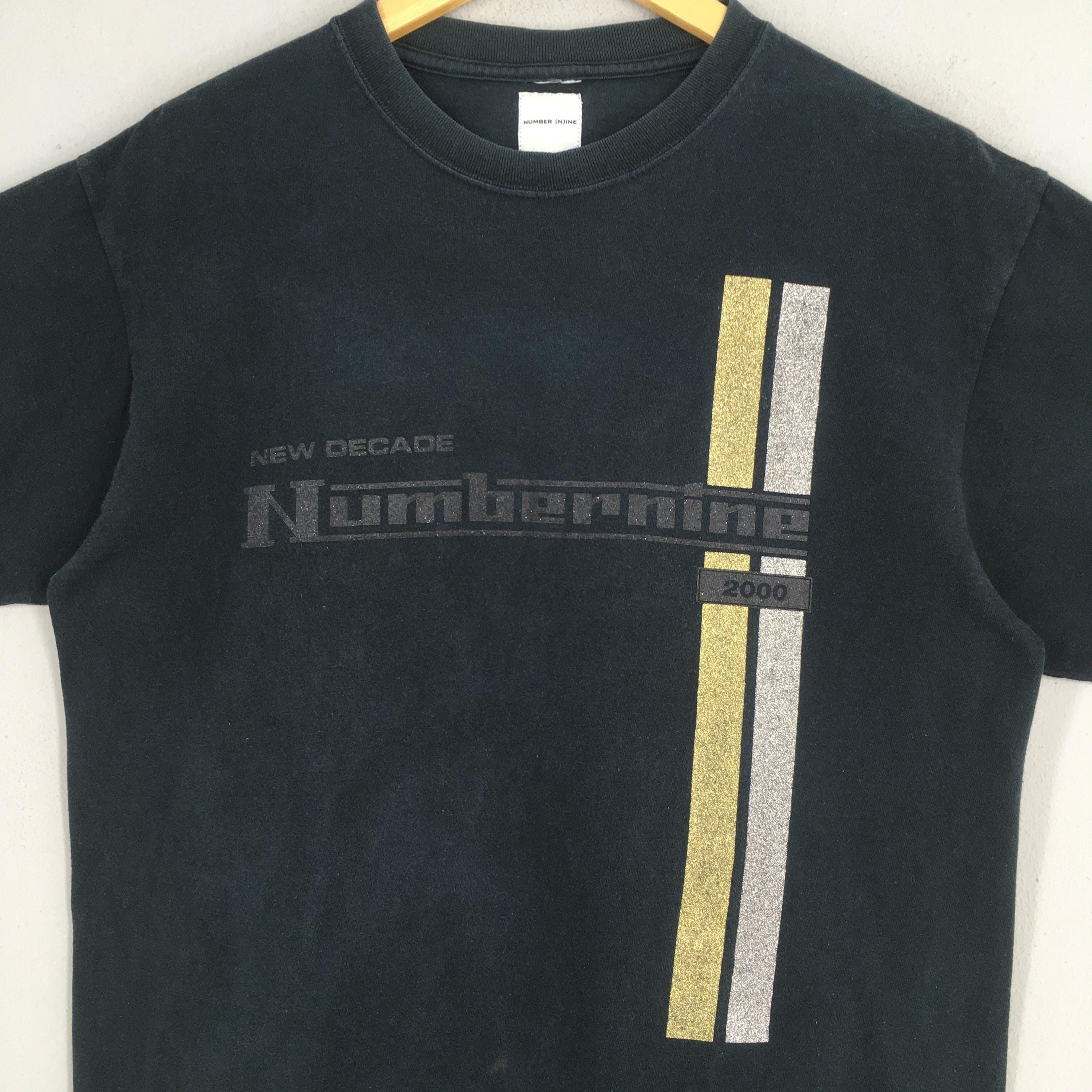 Number (N)ine Vintage Number (N)ine New Decade Black T shirt Large Size US L / EU 52-54 / 3 - 2 Thumbnail
