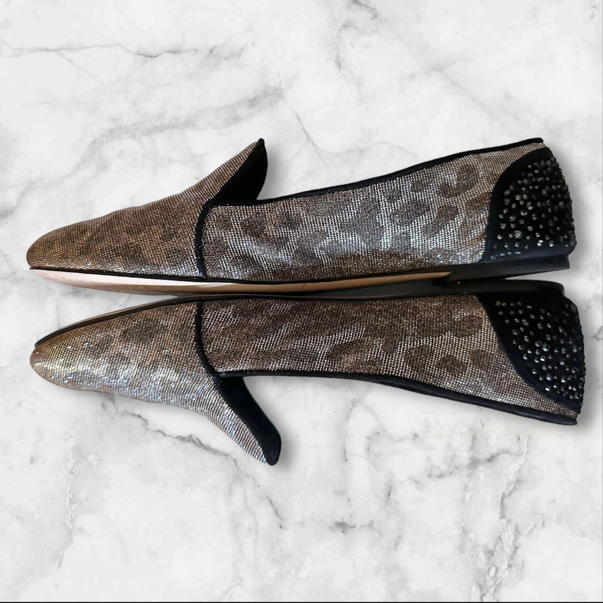 Brian Atwood B Brian Atwood Shimmer Flats Size US 8.5 / IT 38.5 - 4 Thumbnail