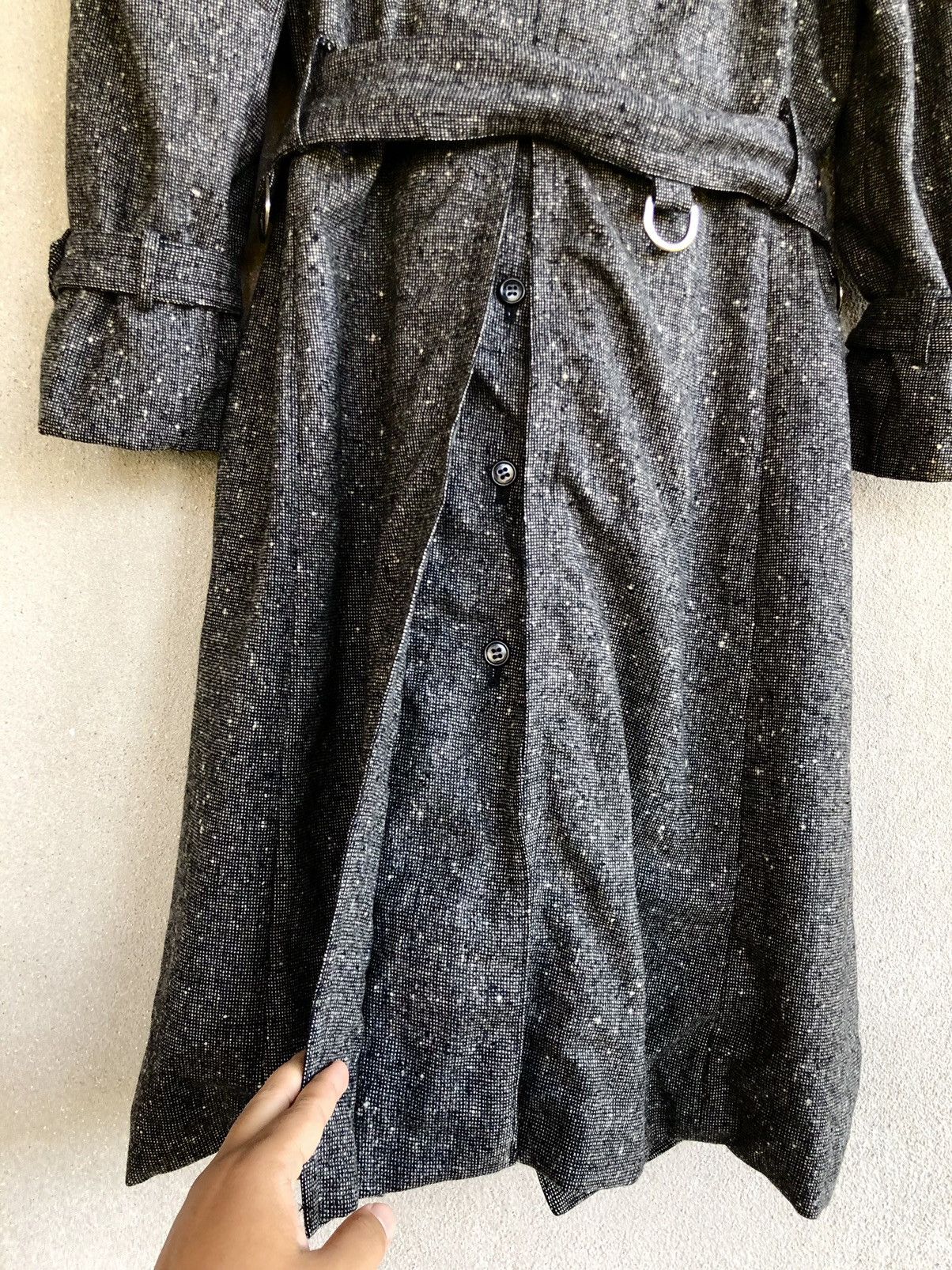 Valentino Vintage VALENTINO Wool Trench Coat Size M / US 6-8 / IT 42-44 - 6 Thumbnail