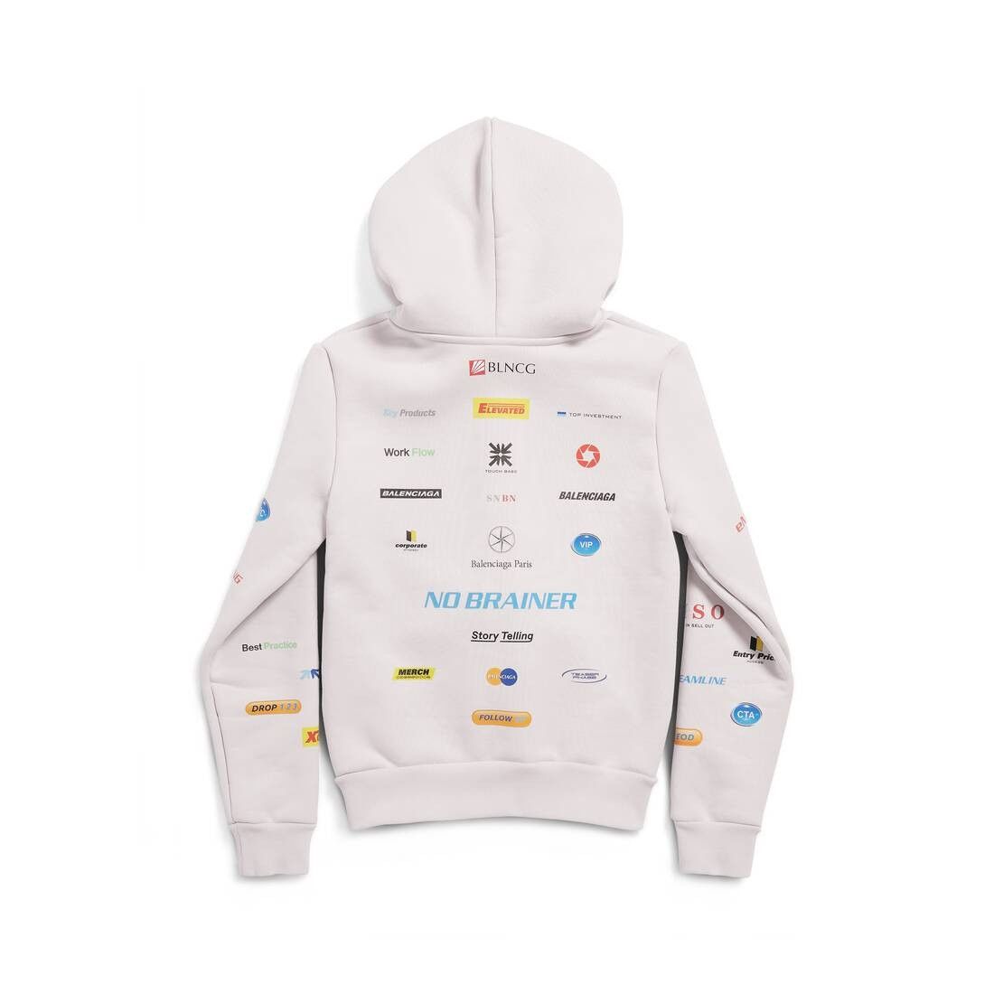 Balenciaga o1in1g0625 Business English Zip-up Hoodie Small Fit Size US S / EU 44-46 / 1 - 6 Thumbnail