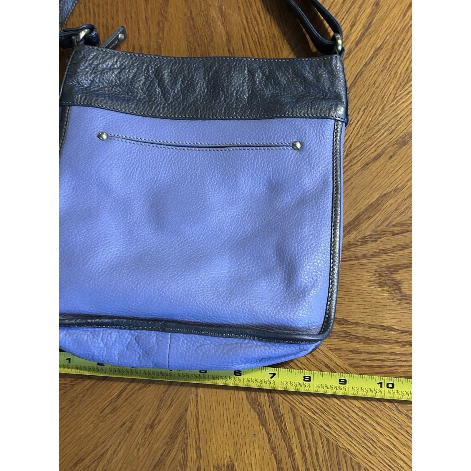 Other sharif leather crossbody purse Periwinkle Blue And Gunmetal Size ONE SIZE - 5 Thumbnail