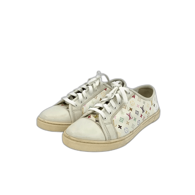 Louis Vuitton Louis Vuitton Beige Logo Casual Sneakers Size US 5.5 / EU 38 - 1 Thumbnail