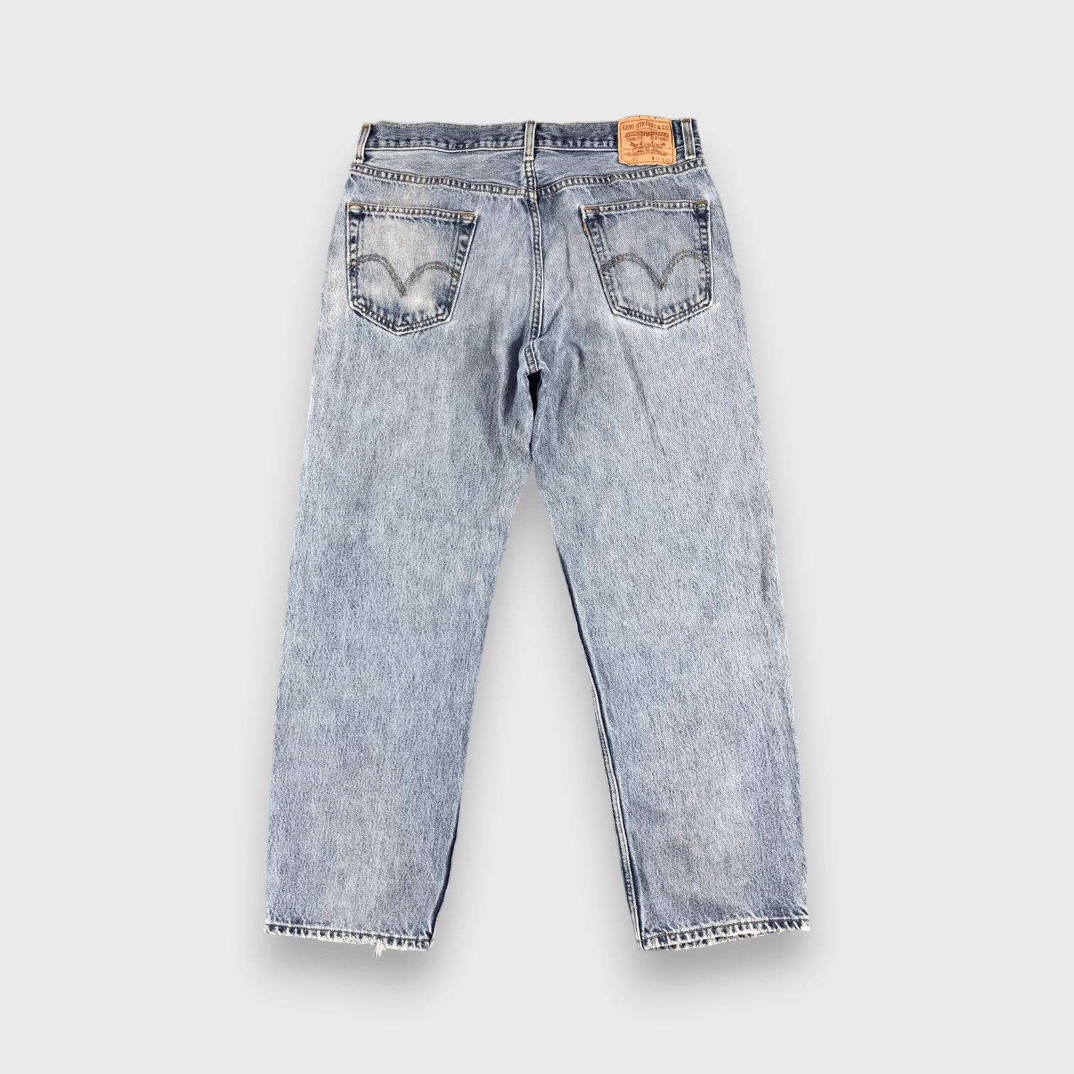 Levi's Vintage Light Wash Levis Jeans Lot 550-J863 Size US 35 - 2 Thumbnail
