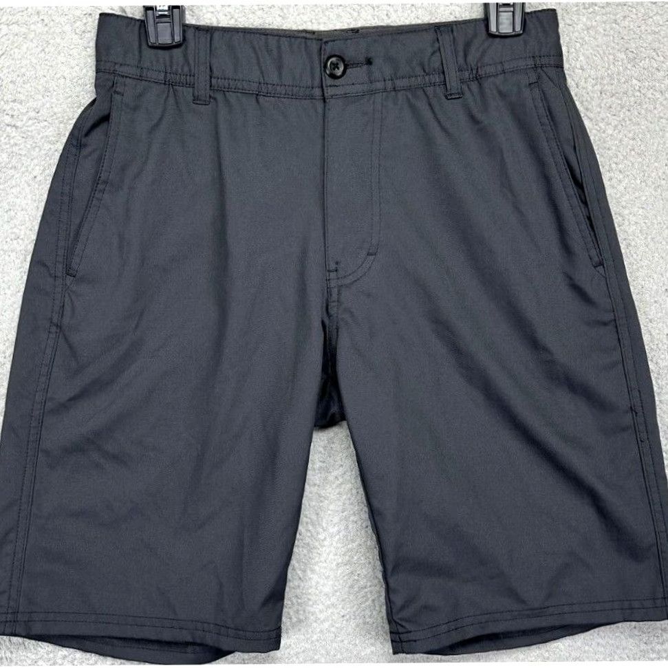 Vintage Columbia Shorts Mens 28 Black Chino Flat Front Pockets Outdoor Casual Athletic Regular Fit Size US 28 / EU 44 - 2 Thumbnail