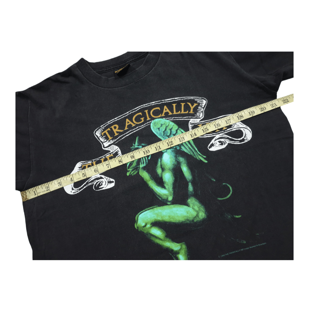 Vintage 90s The Tragically Hip T-Shirt #vintage #bandtee Size US L / EU 52-54 / 3 - 7 Thumbnail
