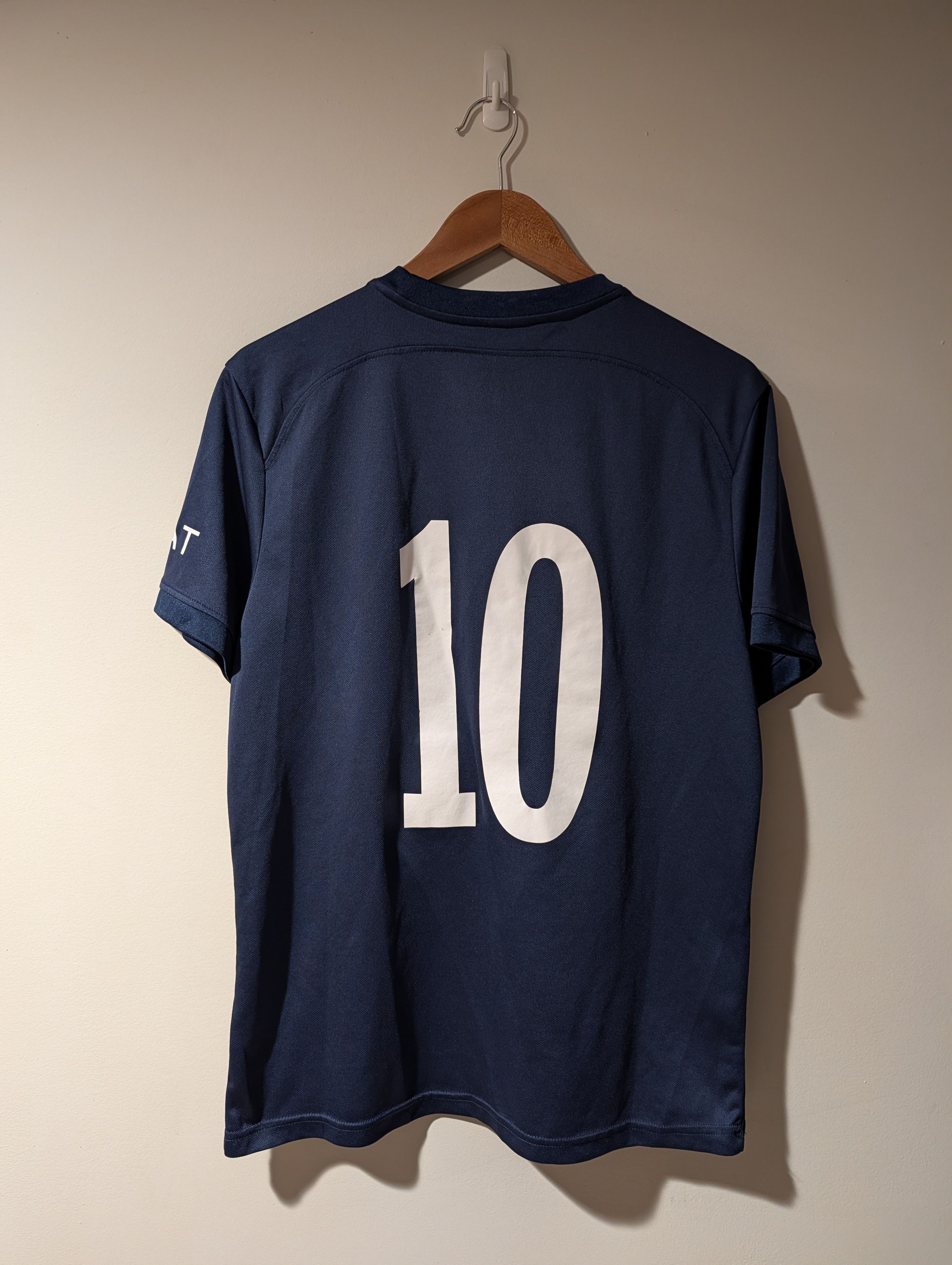 Chelsea Soccer Nike Paris Saint-Germain PSG 22/23 Blue Large Home Jersey Size US L / EU 52-54 / 3 - 7 Thumbnail