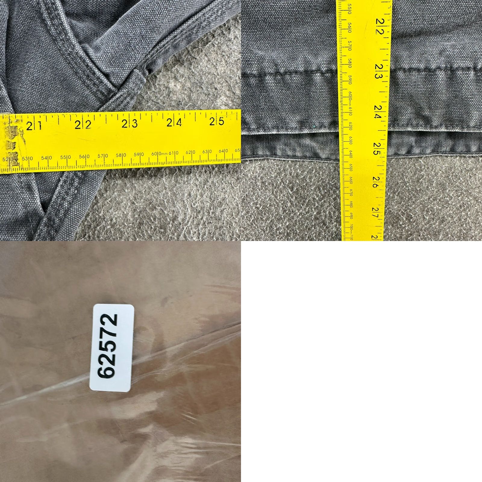 Carhartt VINTAGE Carhartt Jacket Mens M Gray 90s USA J97 PTL USA Bomber Lined Canvas Coal Gray Coat Size US M / EU 48-50 / 2 - 9 Thumbnail