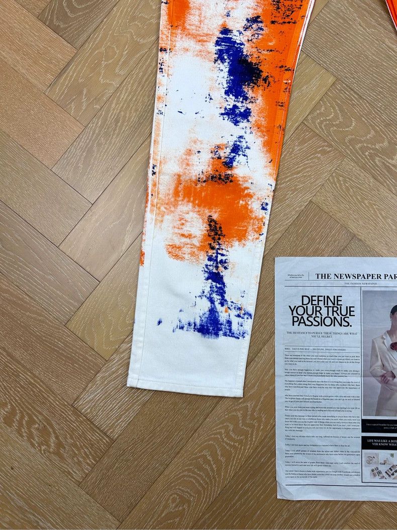 Versace Versace Lacquer tie-dye slim jeans Size US 35 - 4 Thumbnail