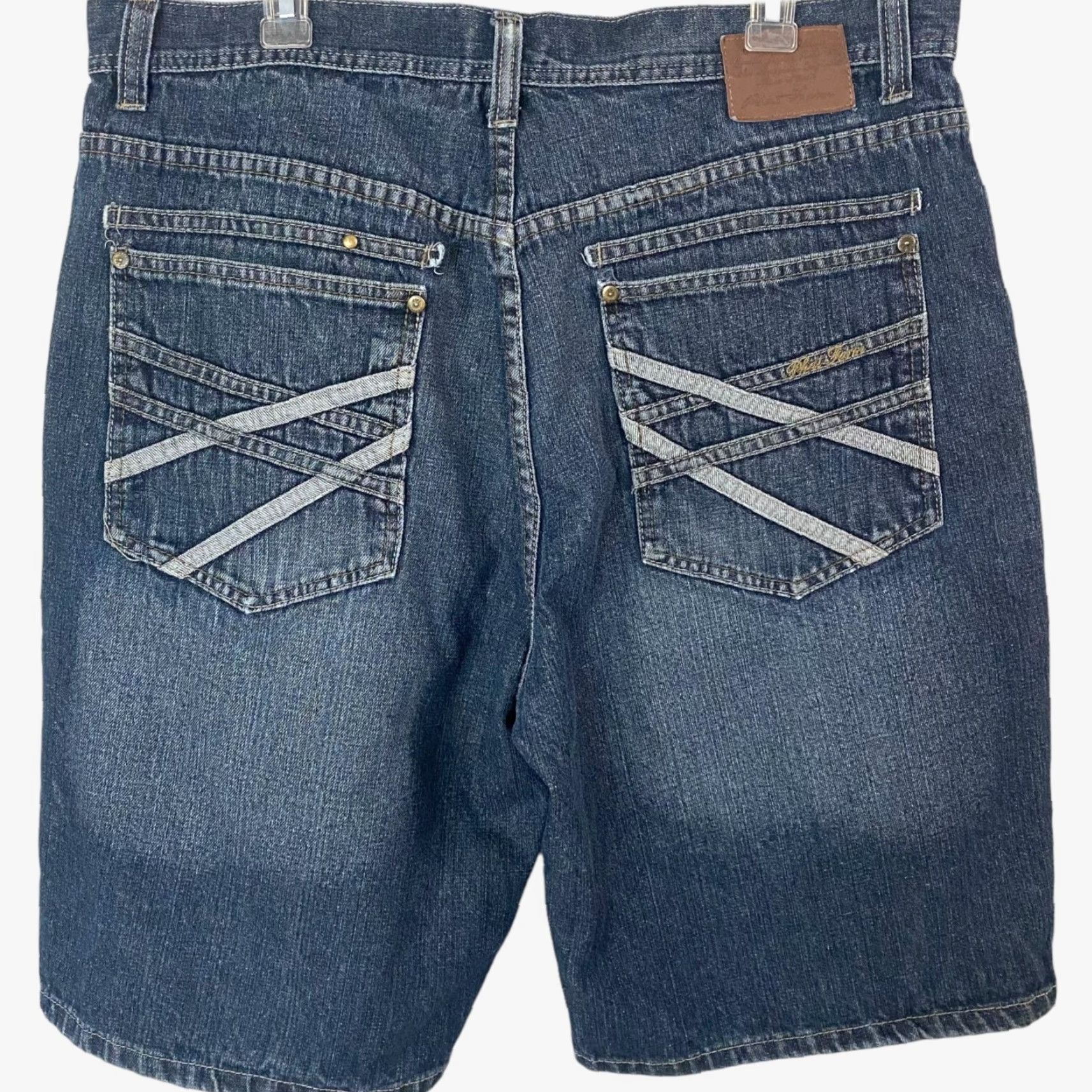 Phat Farm VINTAGE Phat Farm Skater Jeans Shorts Denim Mens 38 Blue Medium Wash Baggy Comfort 5-Pocket Hip Hop Mens Size US 38 / EU 54 - 4 Thumbnail