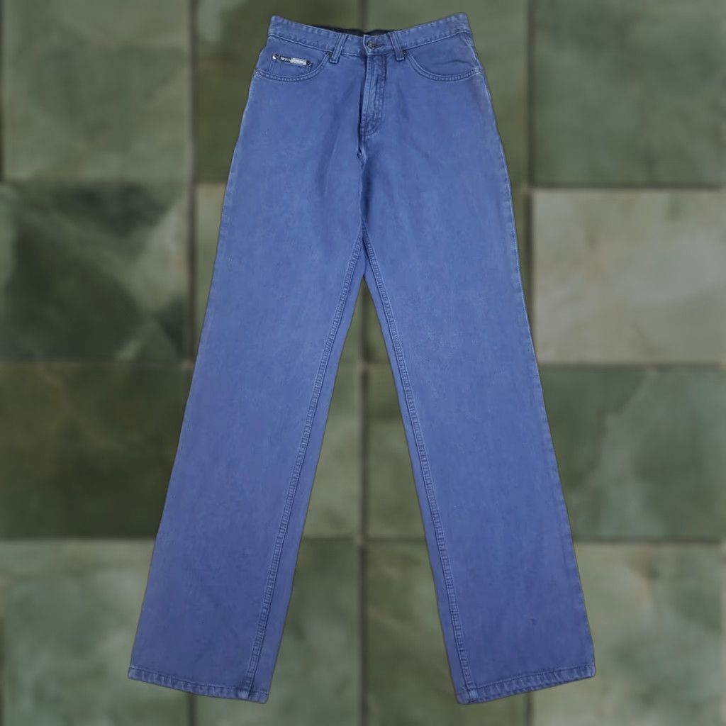 Vintage Hugo Boss Blue Chino Pants Men 30x34 Straight Leg Stretch Size US 30 / EU 46 - 1 Thumbnail