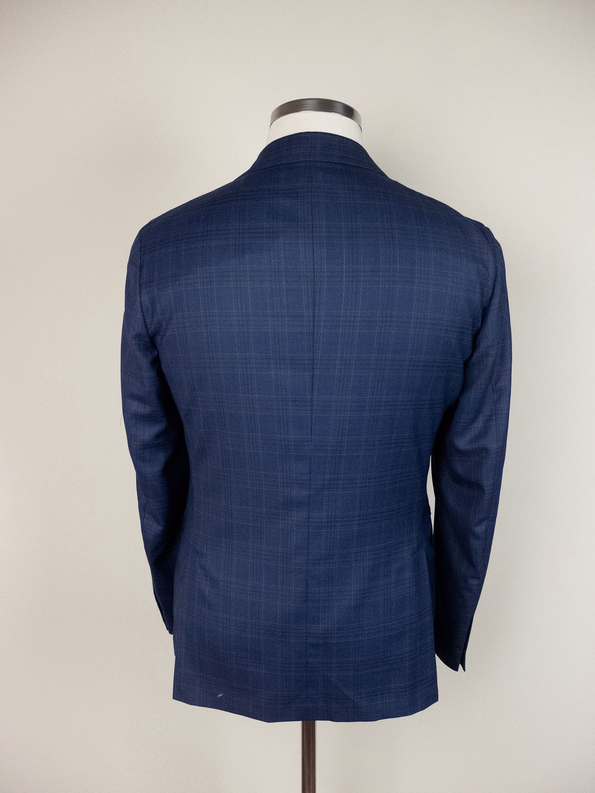Corneliani CORNELIANI blue plaid Super 130s wool sportcoat 38 48 Size 38R - 3 Thumbnail