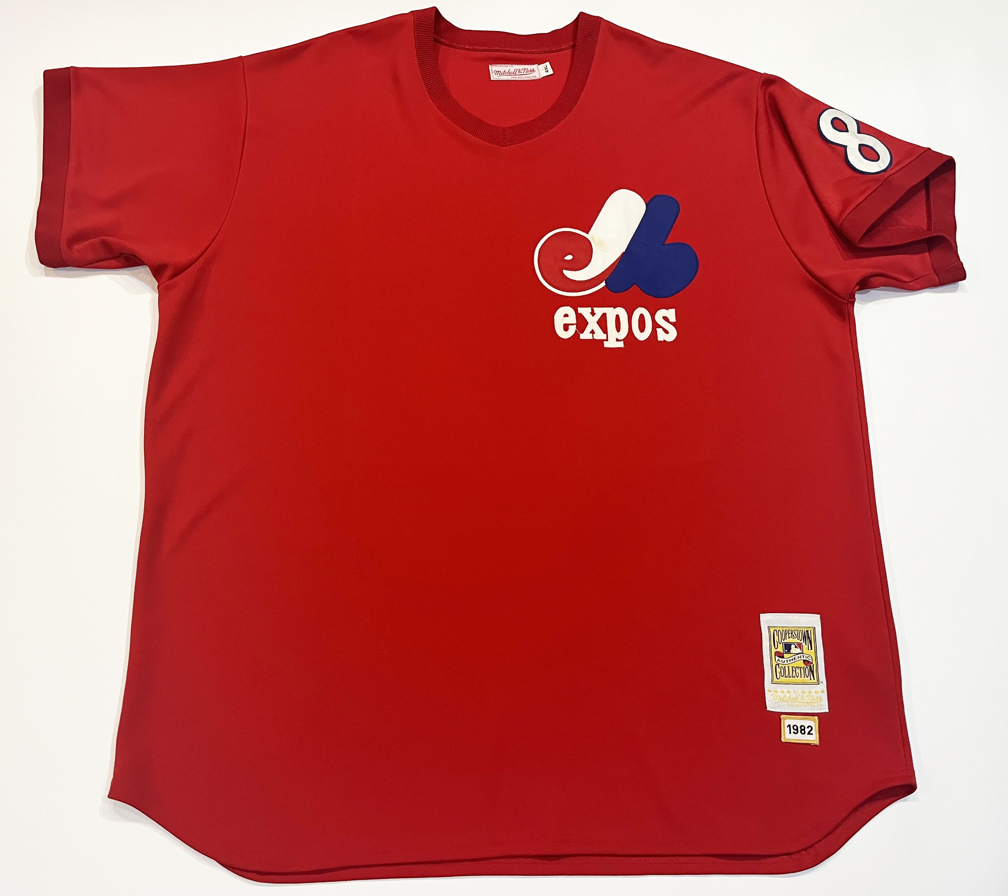 Vintage Mitchell Ness MLB Montreal Expos #8 Jersey