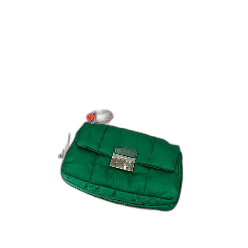 Prada Green Crossbody Chain Bag, Men's