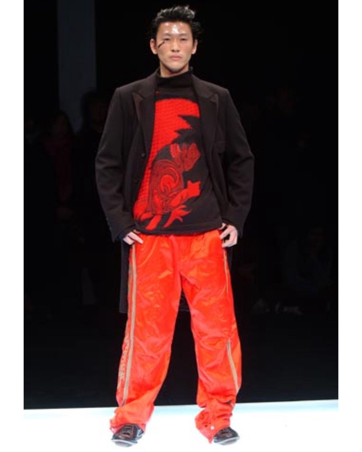 CLOSED × Marithe + Francois Girbaud FW2004 MARITHÉ + FRANÇOIS GIRBAUD DRAGON WARRIOR SWEATSHIRT Size US L / EU 52-54 / 3 - 2 Thumbnail