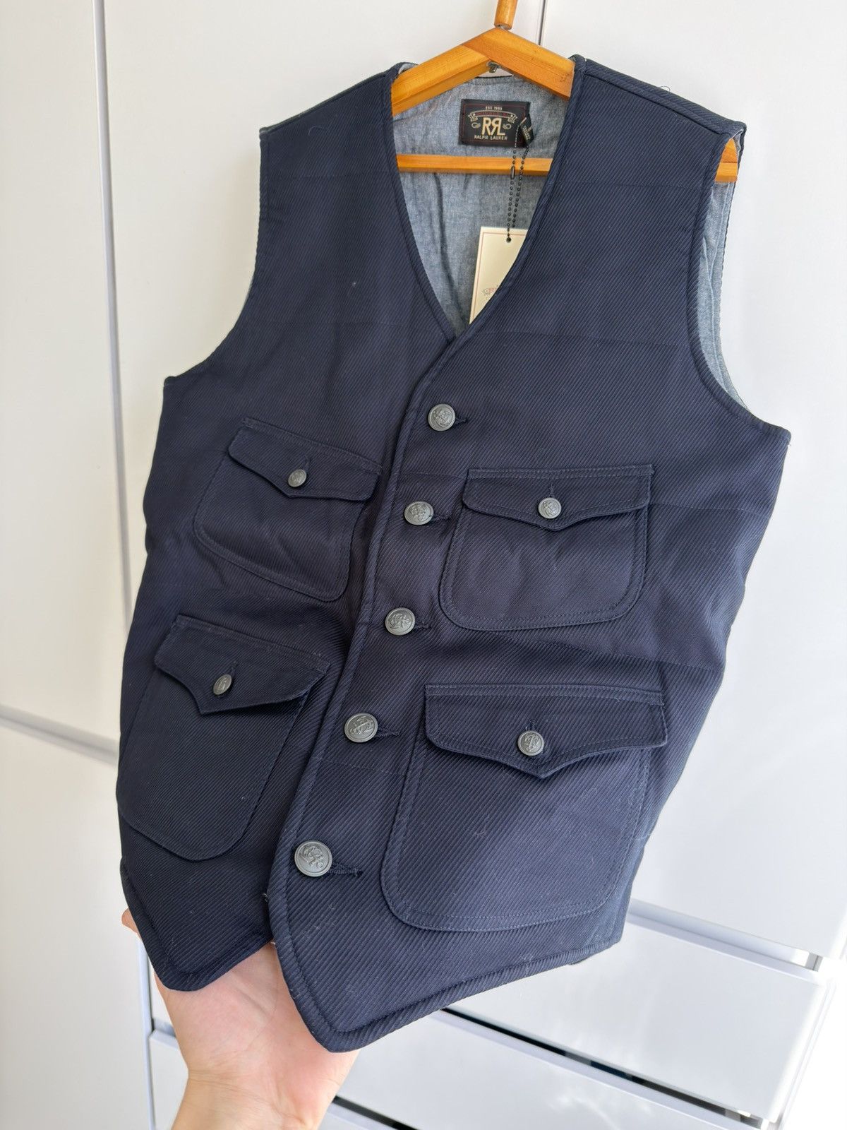 RRL Ralph Lauren RRL Ralph Lauren Polo Down Vest S NEW Size US S / EU 44-46 / 1 - 2 Thumbnail
