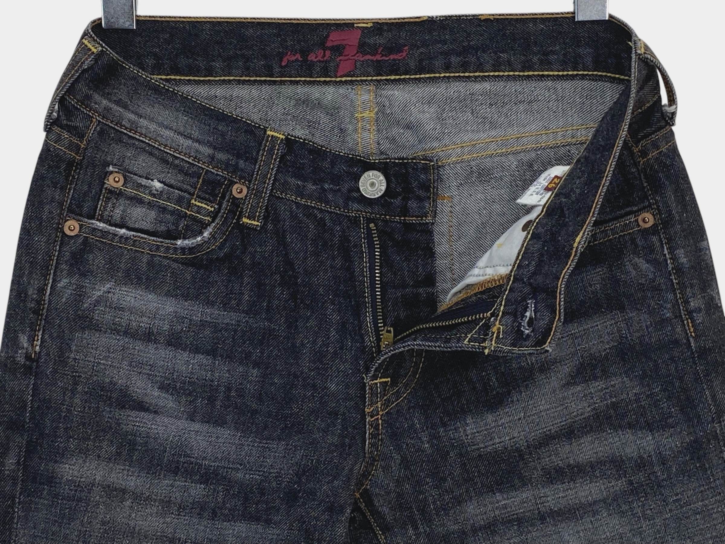 7 For All Mankind × Japanese Brand 7 for all mankind Flare Jeans Bootcut Jeans Size US 26 / EU 42 - 4 Thumbnail