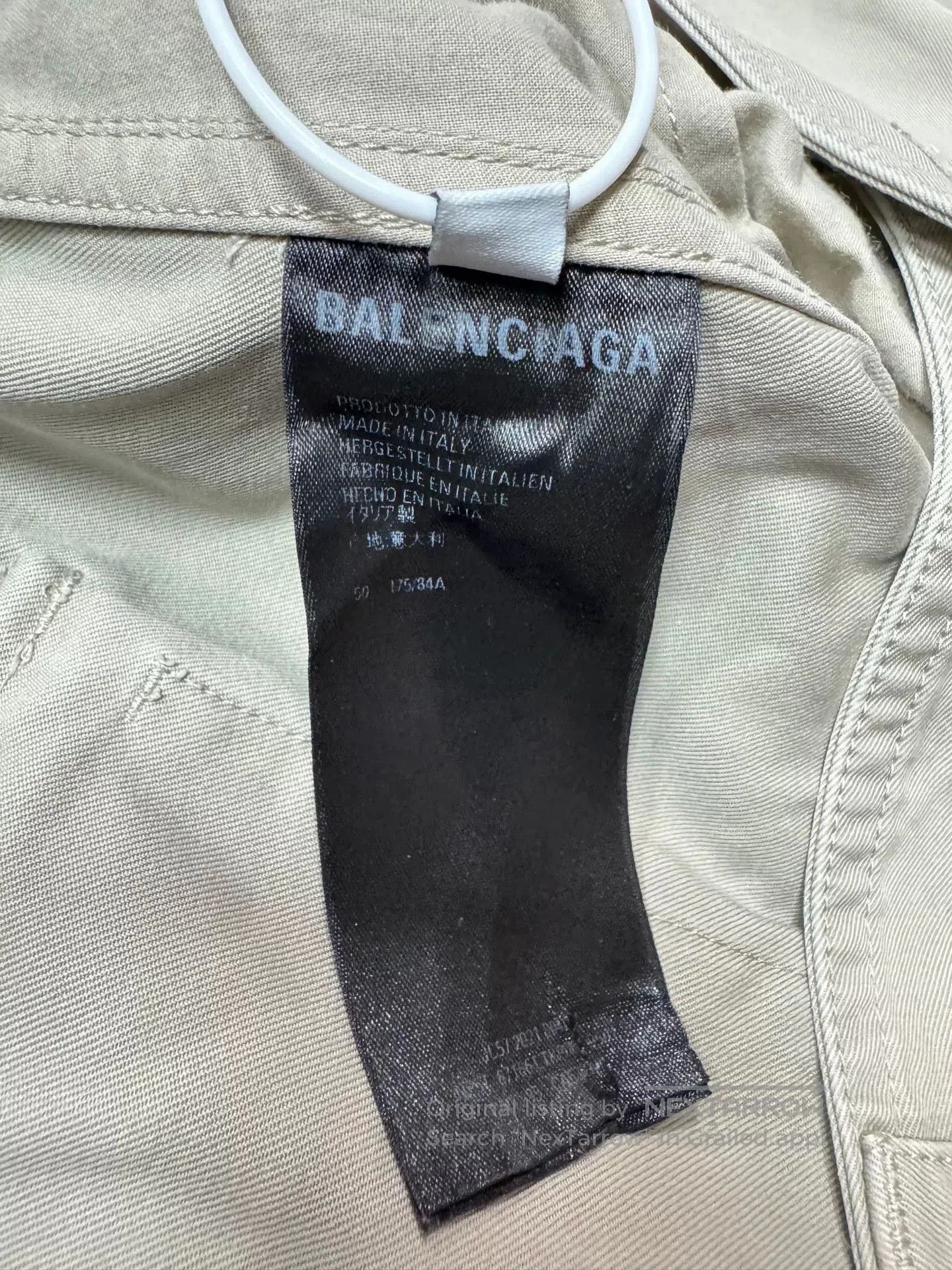 Balenciaga Balenciaga Beige Cargo Shorts Size 50. Size US 40 / EU 56 - 5 Thumbnail
