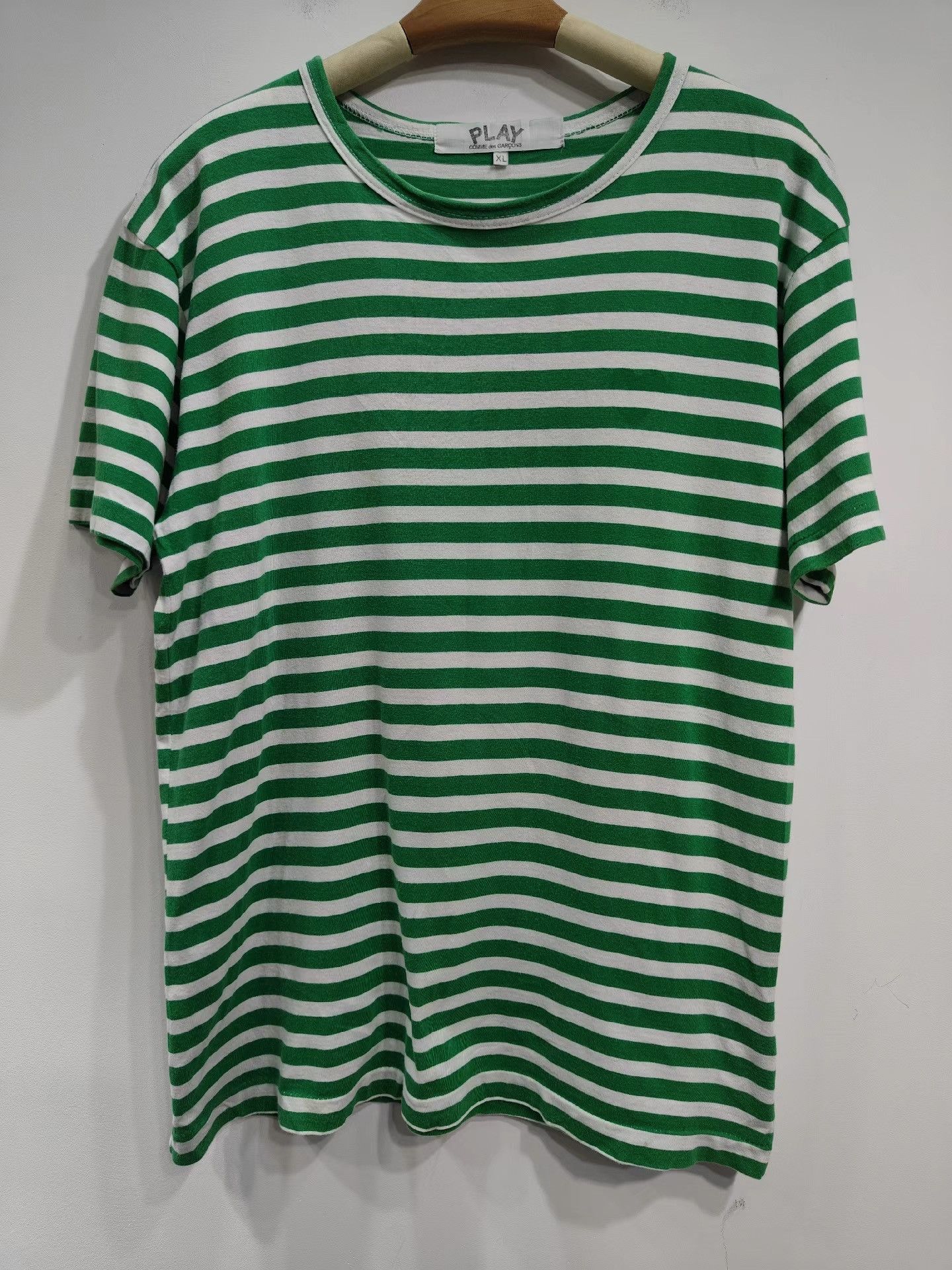 Comme des Garcons Comme des Garçons Men's Striped Short Sleeve T-shirt K29 Size US XL / EU 56 / 4 - 1 Thumbnail