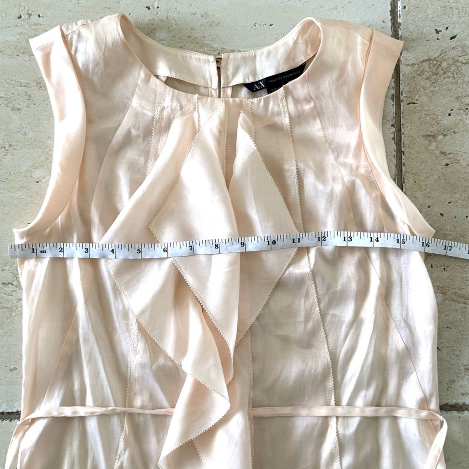 Armani Exchange ARMANI EXCHANGE Light Pink Blouse, Size S Size S / US 4 / IT 40 - 8 Thumbnail