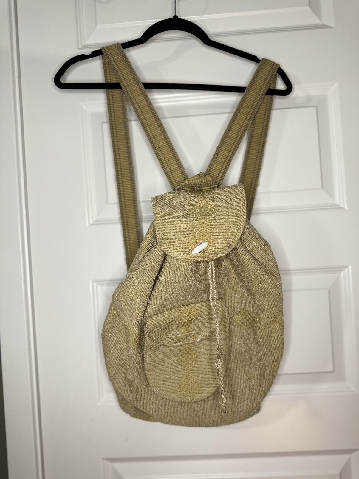 Other Vintage Handwoven Backpack – Boho Beach Style Size ONE SIZE - 1 Thumbnail
