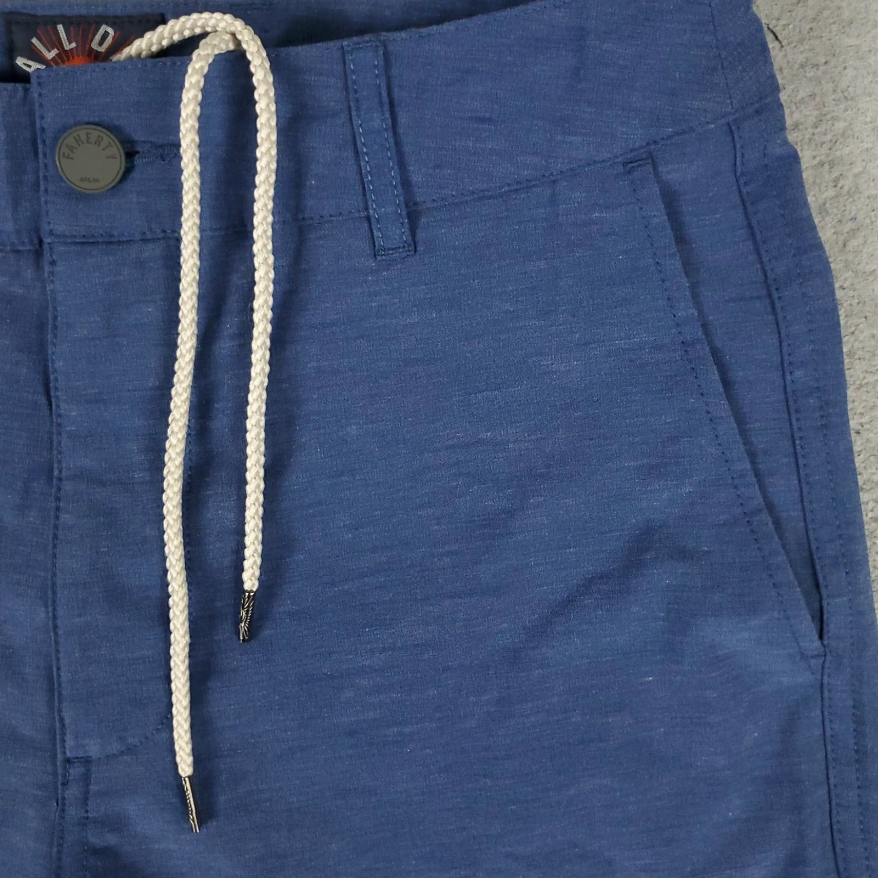 Faherty VINTAGE Faherty Mens Shorts Size 28 Casual Chino Blue Flat Front Summer Athletic Size US 28 / EU 44 - 3 Thumbnail