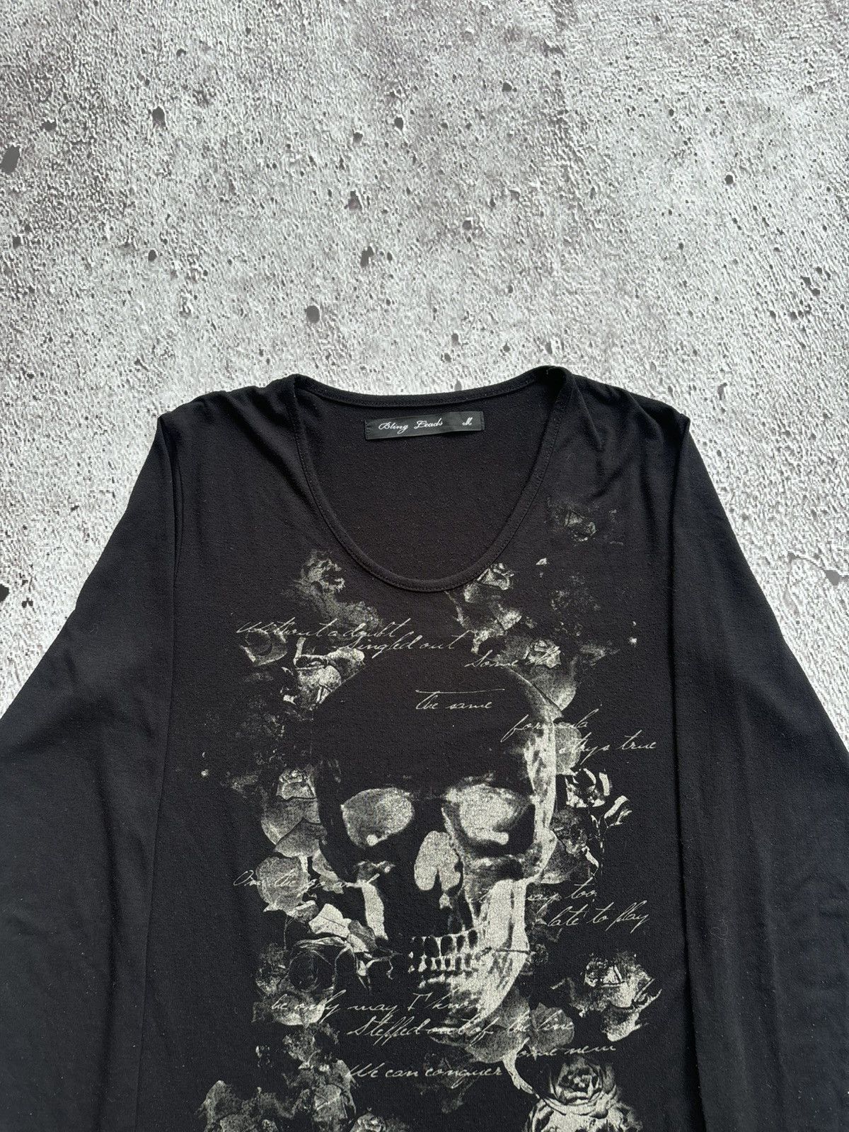 Hysteric Glamour Y2k Bling Leads Skull Ifsix Punk style Longsleeve Size US M / EU 48-50 / 2 - 5 Thumbnail