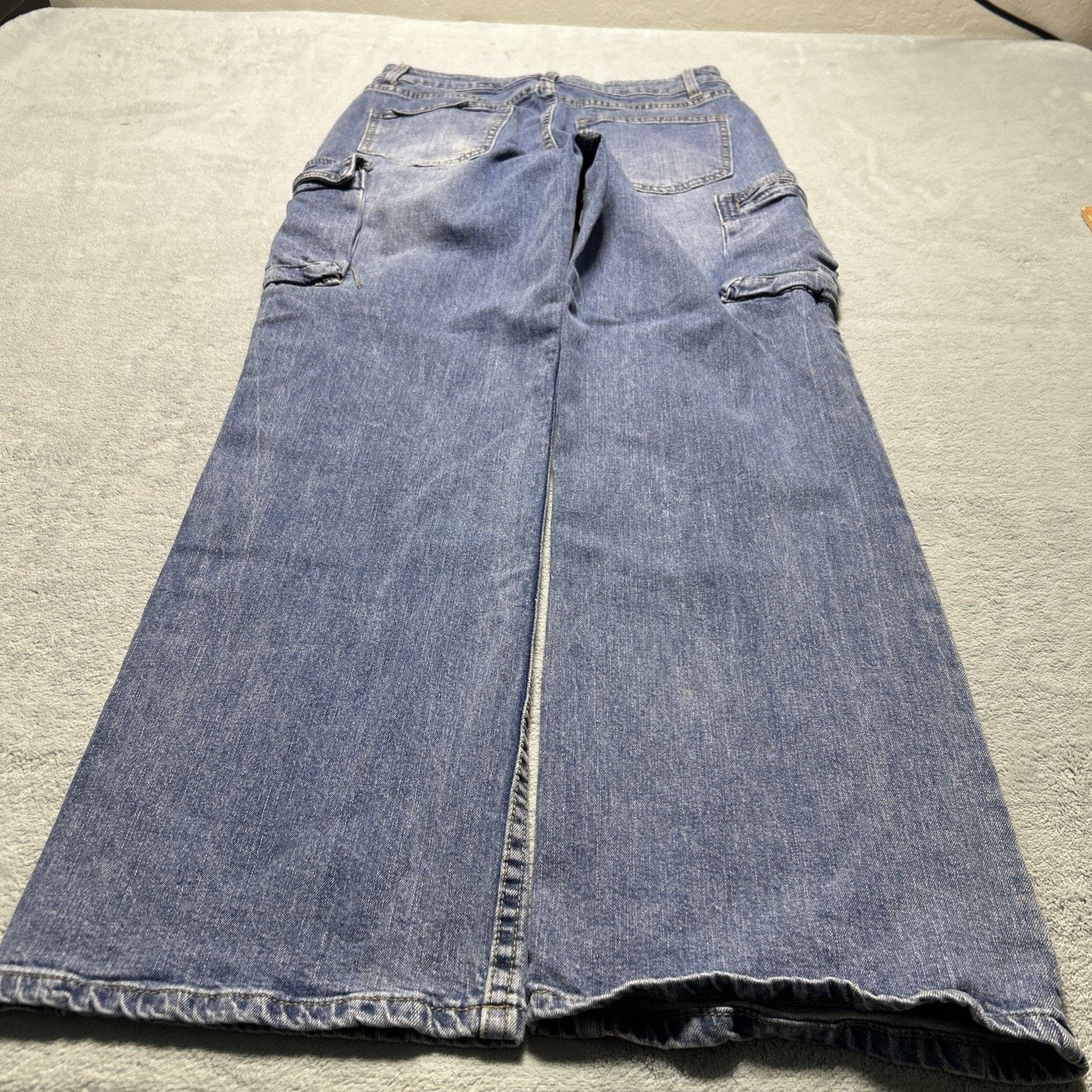 Gloria Vanderbilt Beyond Baggy Cargo Pants Women 6 29x29 Wide Hamilton Stretch Size 28" / US 6 / IT 42 - 2 Thumbnail