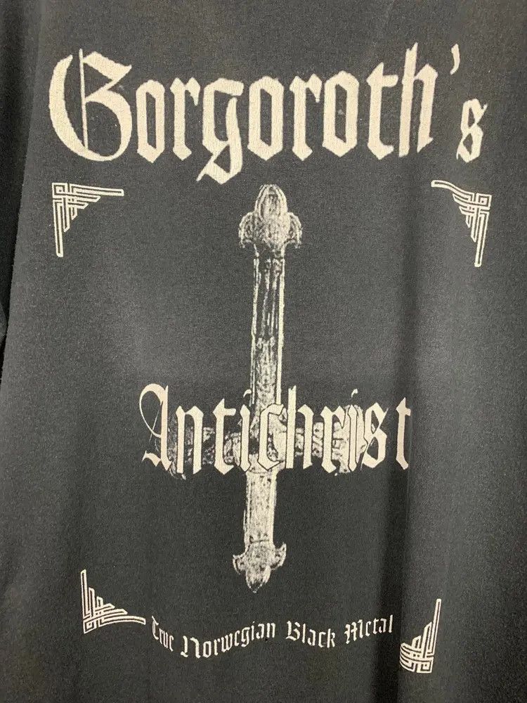 Band Tees GORGOROTH 90s Antichrist Black Metal Vintage T-Shirt Size US L / EU 52-54 / 3 - 4 Thumbnail