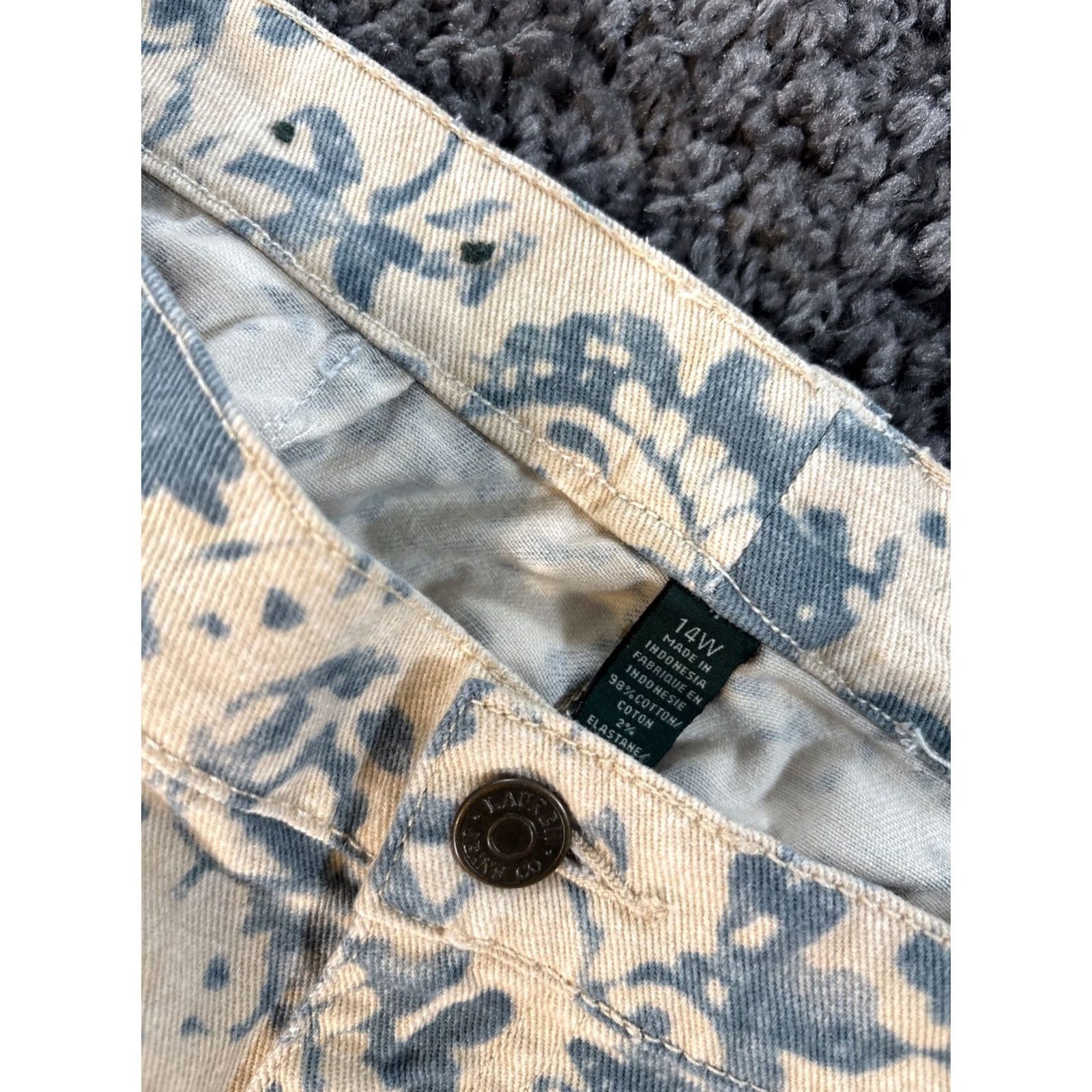 Ralph Lauren VINTAGE Lauren Ralph Lauren Jeans Womens 14W High Rise Denim White Tapered Relaxed Plus 14W Womens Mens? Size 36" / US 14 / IT 50 - 6 Thumbnail