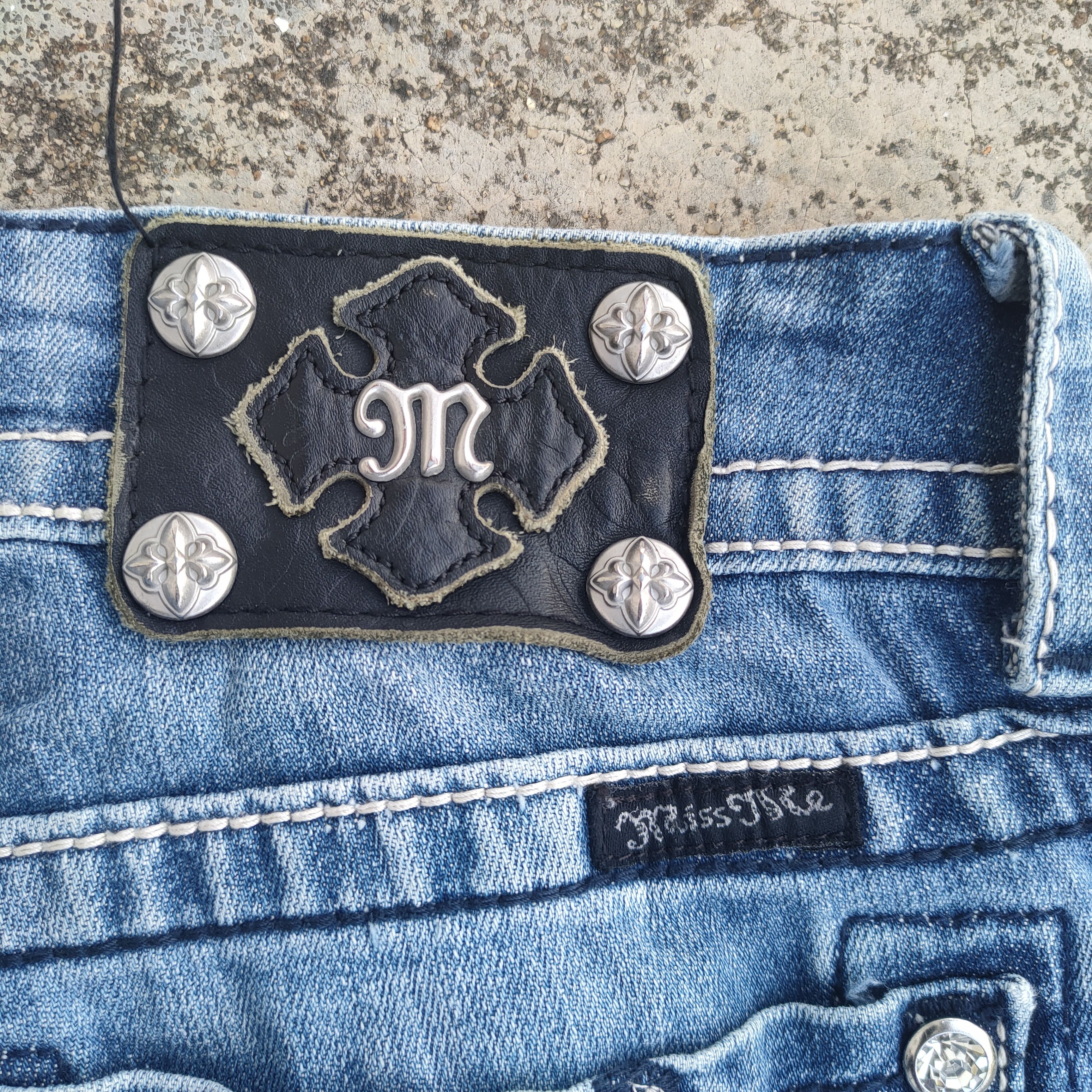 Japanese Brand VINTAGE FLARE WOMAN MISS ME WING JEANS DENIM PANTS Size US 29 - 11 Thumbnail