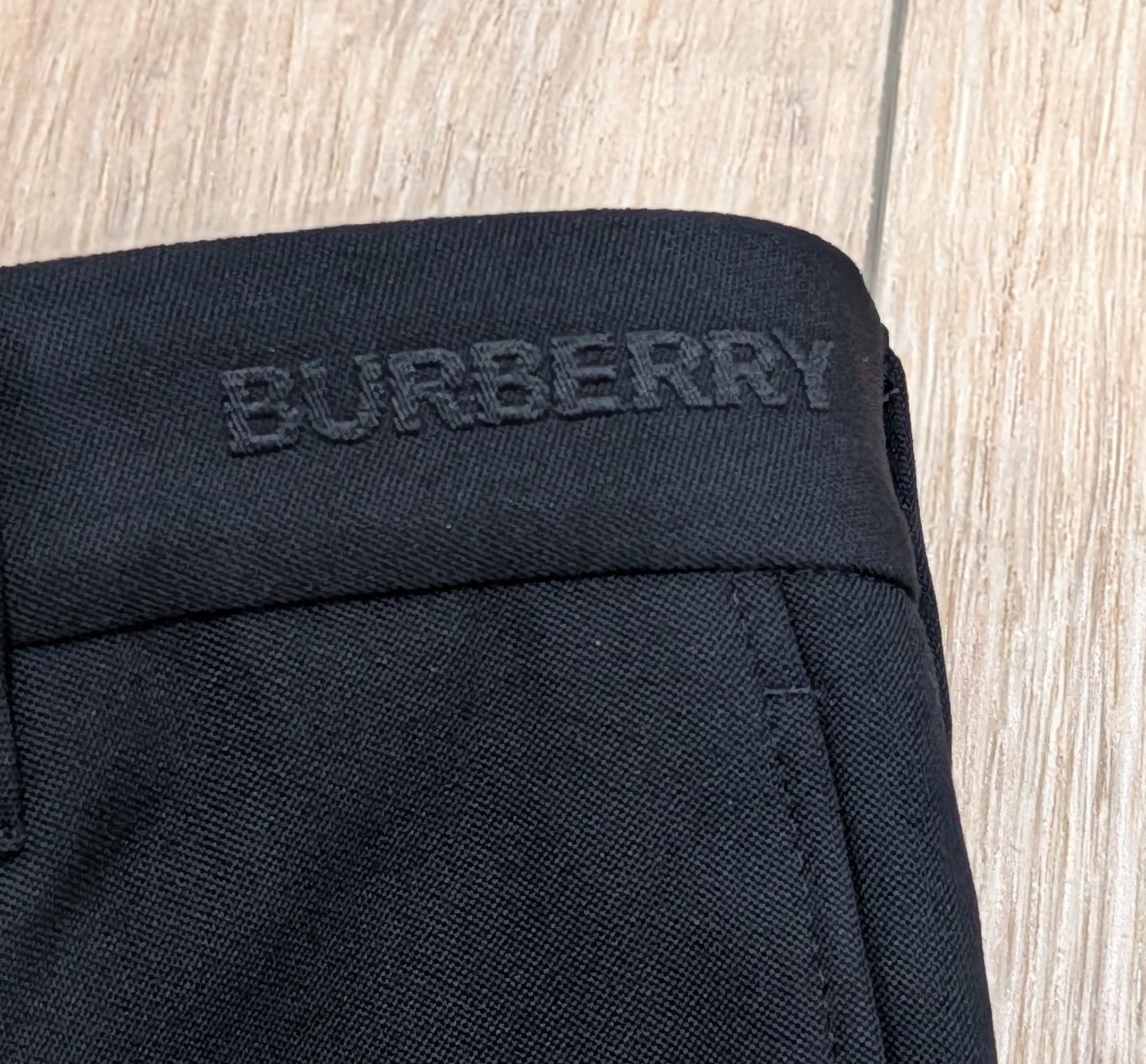 Burberry Burberry Two-Tone Tapered Trousers Pants Black 48 US 32 Size US 32 / EU 48 - 3 Thumbnail