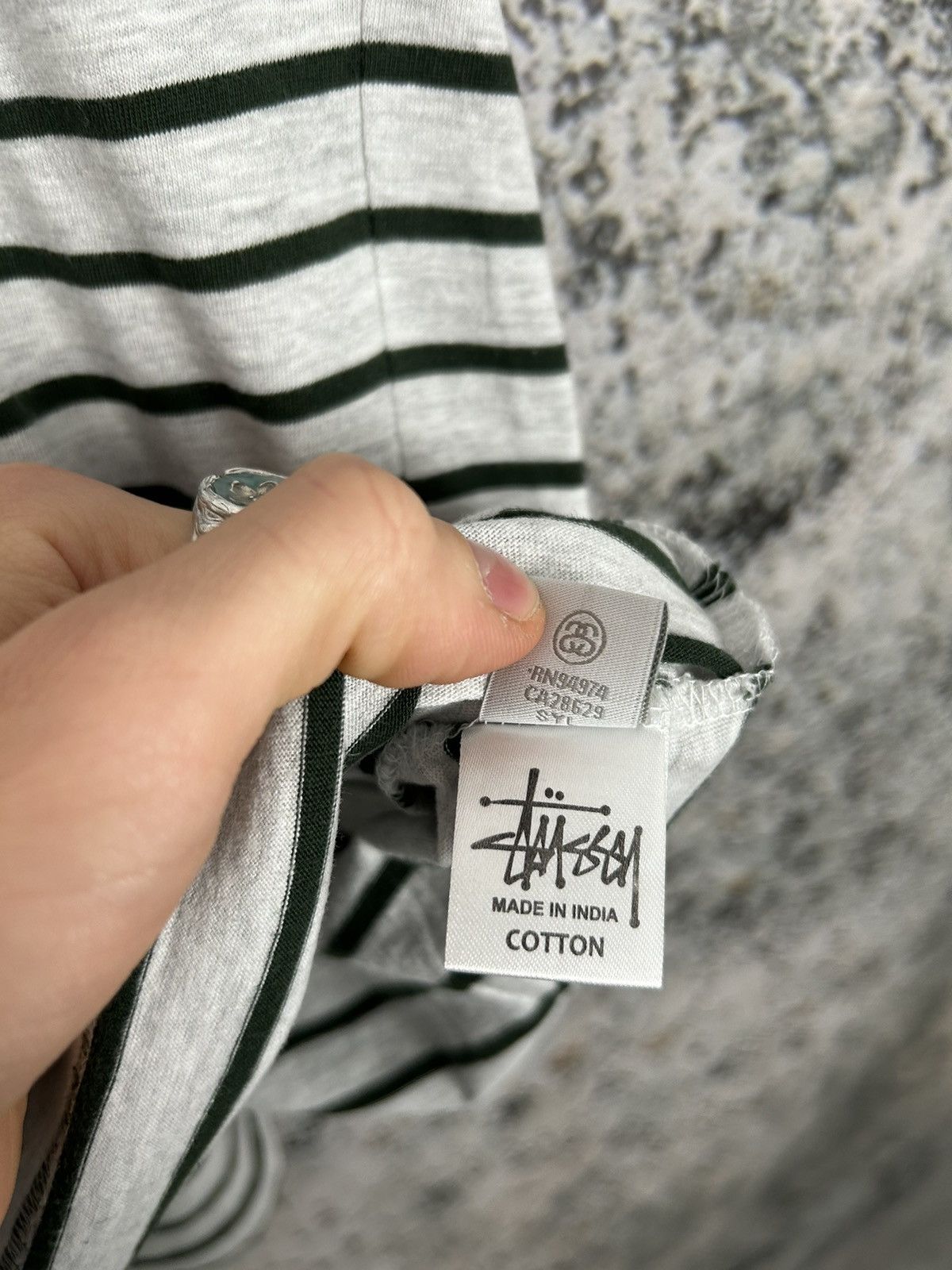 Stussy Vintage Stussy International Stripped Tee Streetwear Hype Size US S / EU 44-46 / 1 - 6 Thumbnail