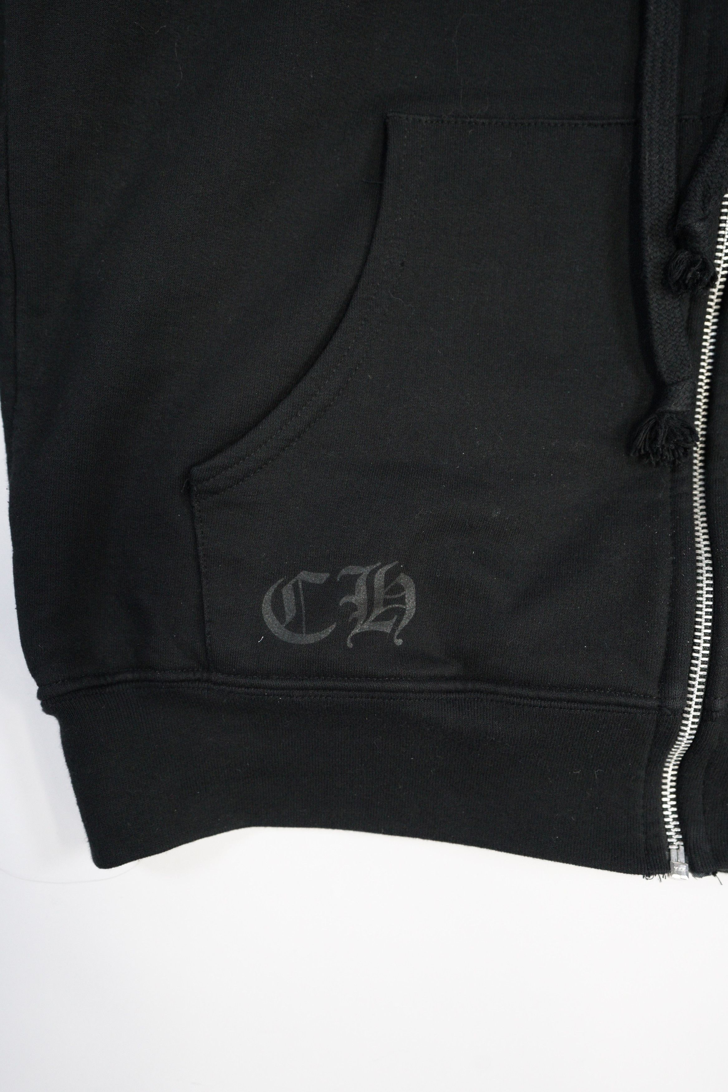 Chrome Hearts Chrome Hearts Red Horseshoe Waffle Zip Up Hoodie Size US M / EU 48-50 / 2 - 8 Thumbnail