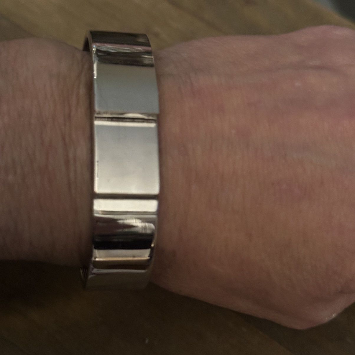 Other Glossy stainless steels steel hinged bangle bracelet Size ONE SIZE - 5 Thumbnail