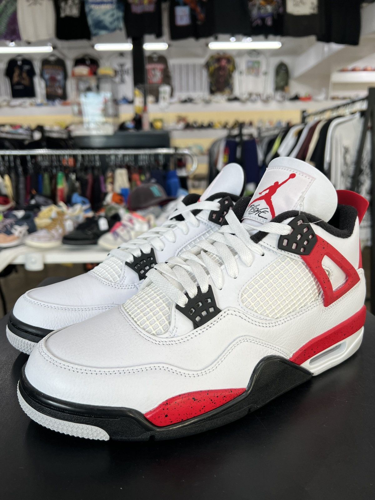 Jordan Brand Air Jordan 4 Red Cement Sz. 11 (2023) Size US 11 / EU 44 - 1 Thumbnail