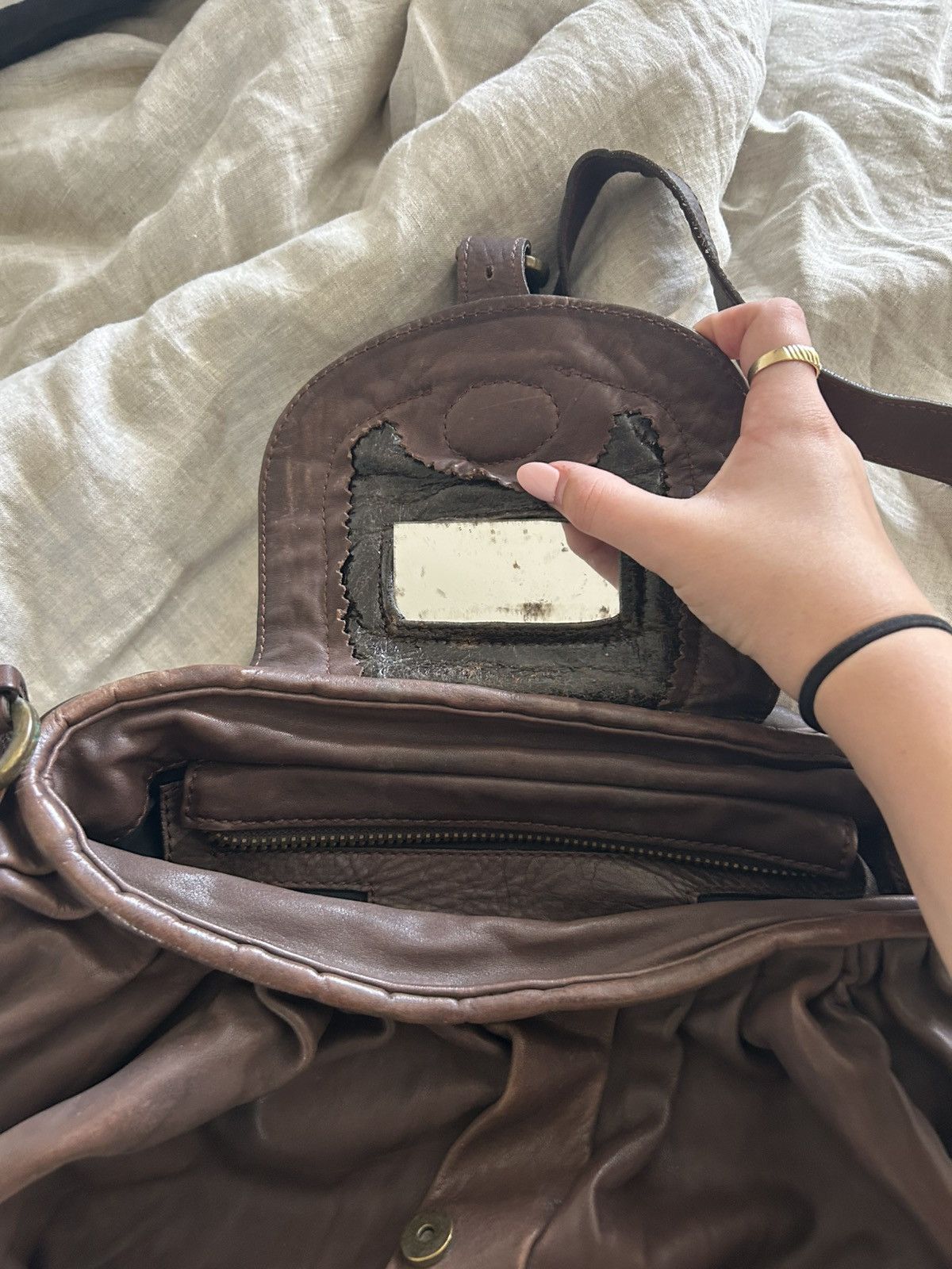 Other Vintage LEATHER bag Size ONE SIZE - 2 Thumbnail