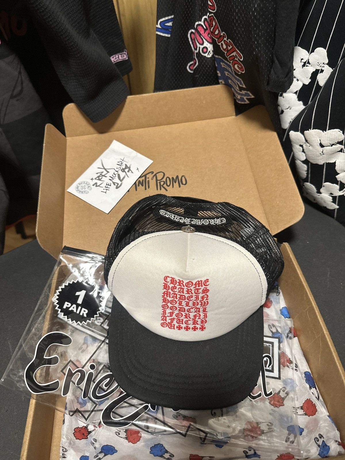 Chrome Hearts EYECHART CH HAT Size ONE SIZE - 1 Thumbnail