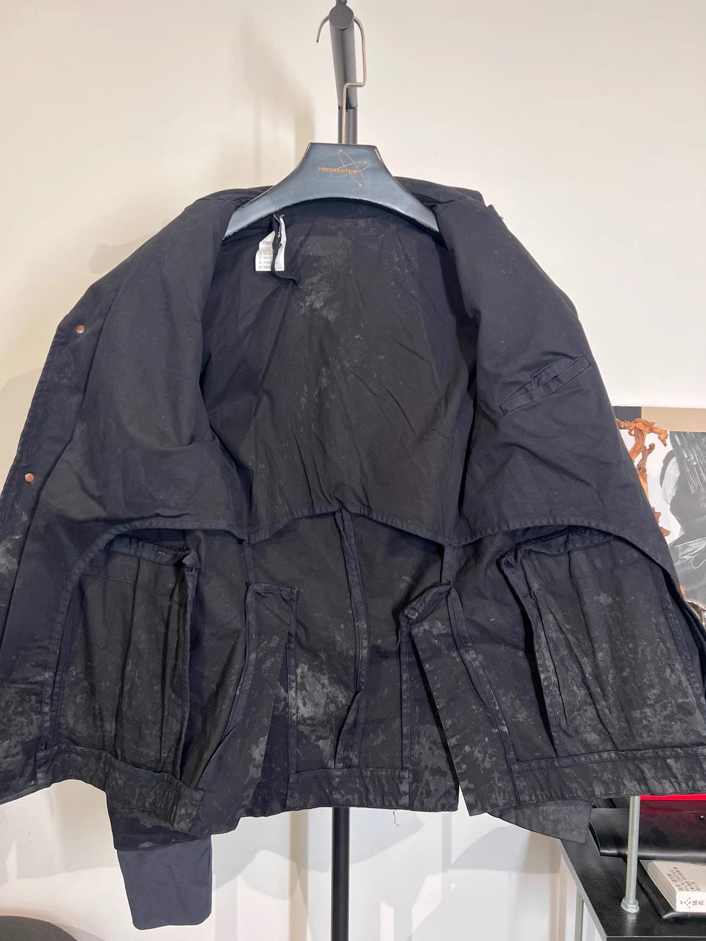 11 By Boris Bidjan Saberi Boris Bidjan Saberi 11by BBS B1 Mud-Dyed Wax Blazer K35 Size US S / EU 44-46 / 1 - 3 Thumbnail