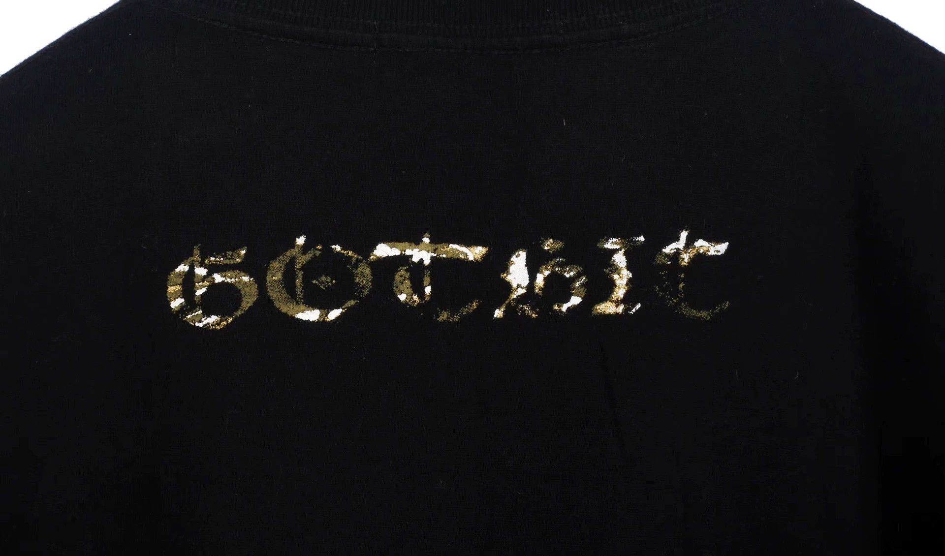Yohji Yamamoto Yohji Yamamoto Gothic flocked skull print Tee Size 2/3 Size US L / EU 52-54 / 3 - 5 Thumbnail