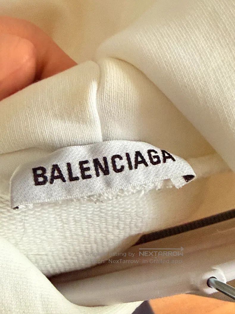 Balenciaga Balenciaga White Mastercard Hoodie Size US XS / EU 42 / 0 - 2 Thumbnail