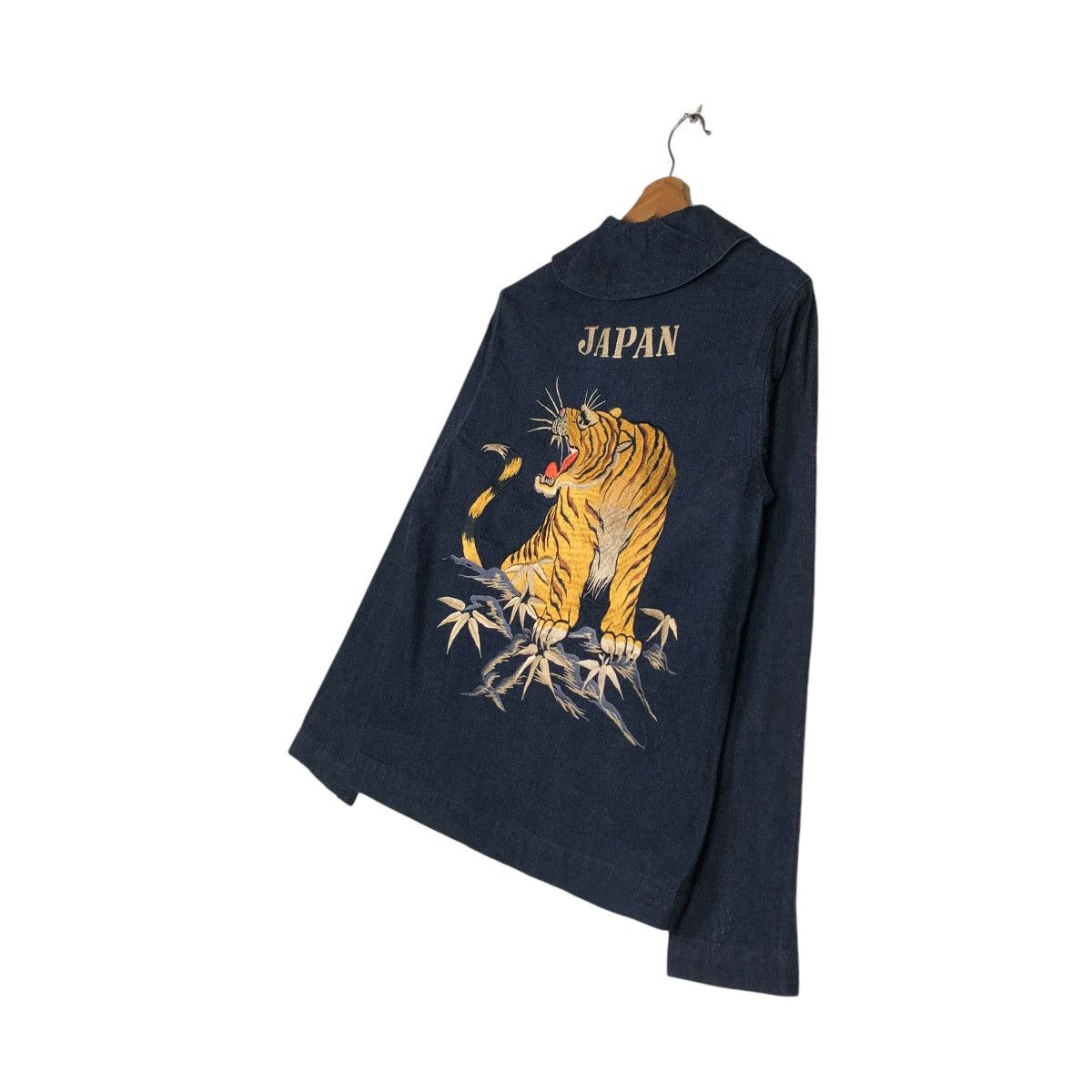 Indigo 🔥VINTAGE TOKYO STYLE BEAMS JAPAN SOUVENIR SUKAJAN DESIGN Size US S / EU 44-46 / 1 - 12 Thumbnail
