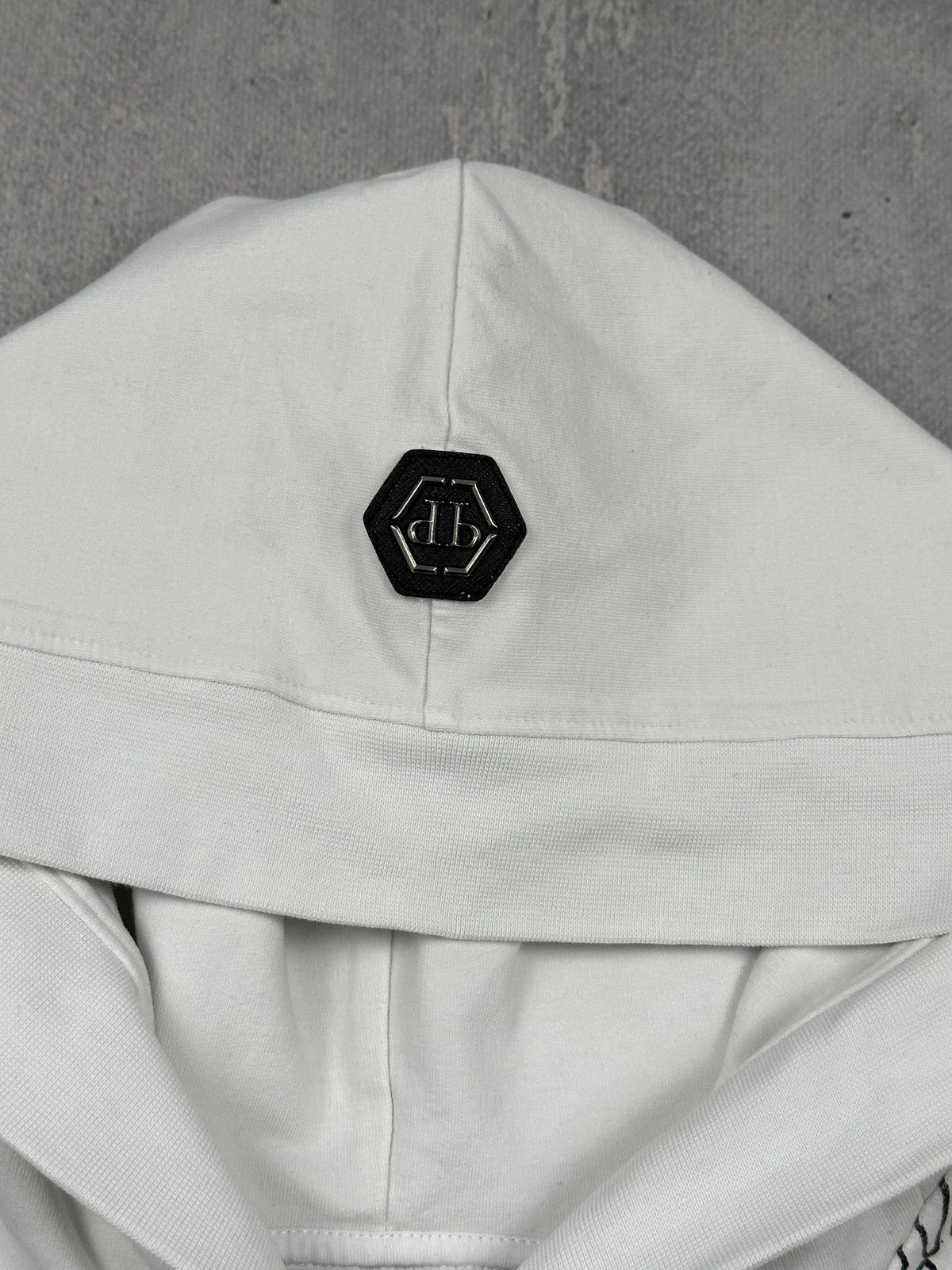 Philipp Plein Philipp Plein Couture White Skull Hoodie Longline Graphic Size US S / EU 44-46 / 1 - 6 Thumbnail
