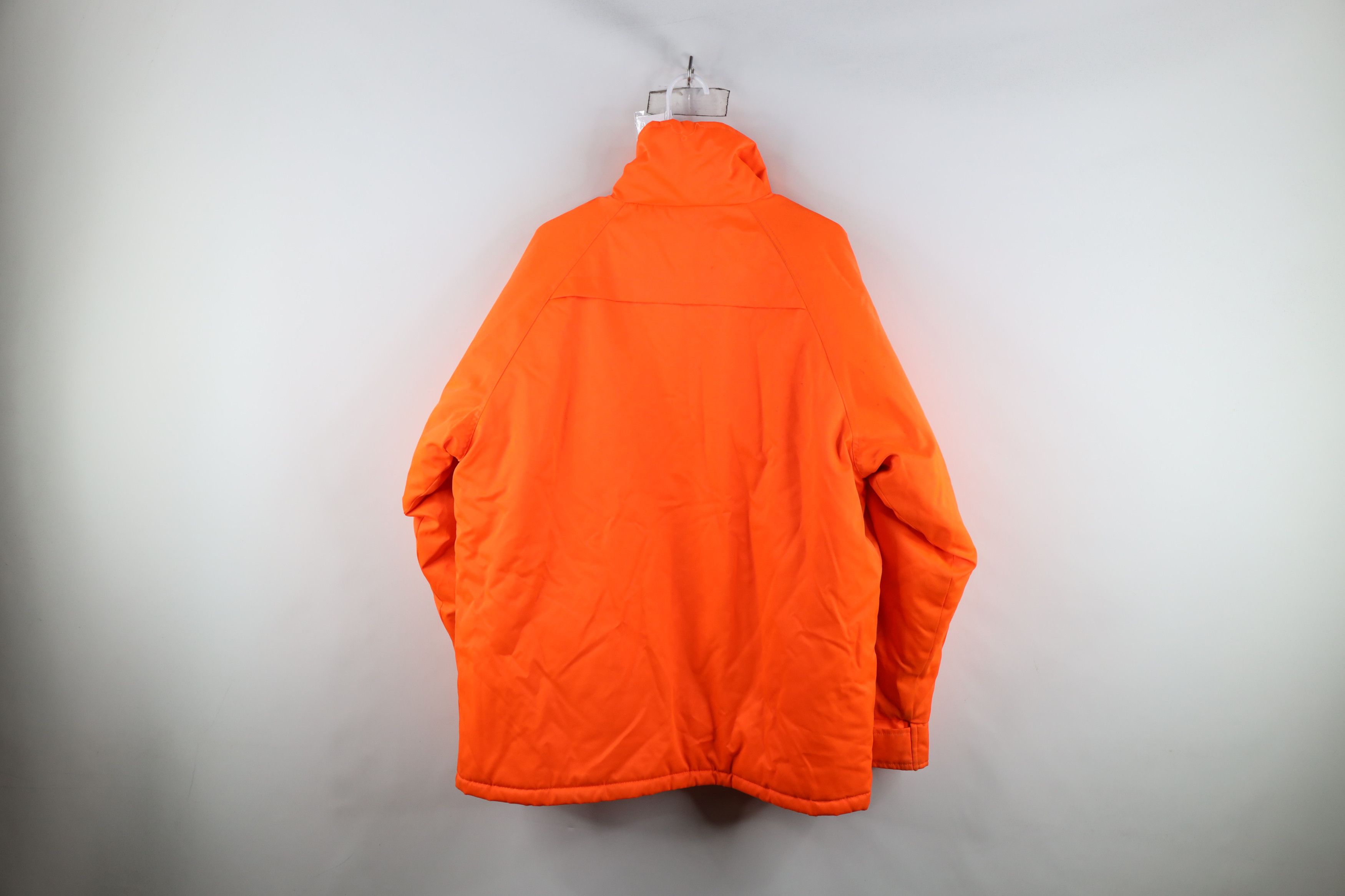 Vintage Vintage 90s Streetwear Hunting Parka Jacket Blaze Orange Size US L / EU 52-54 / 3 - 15 Thumbnail
