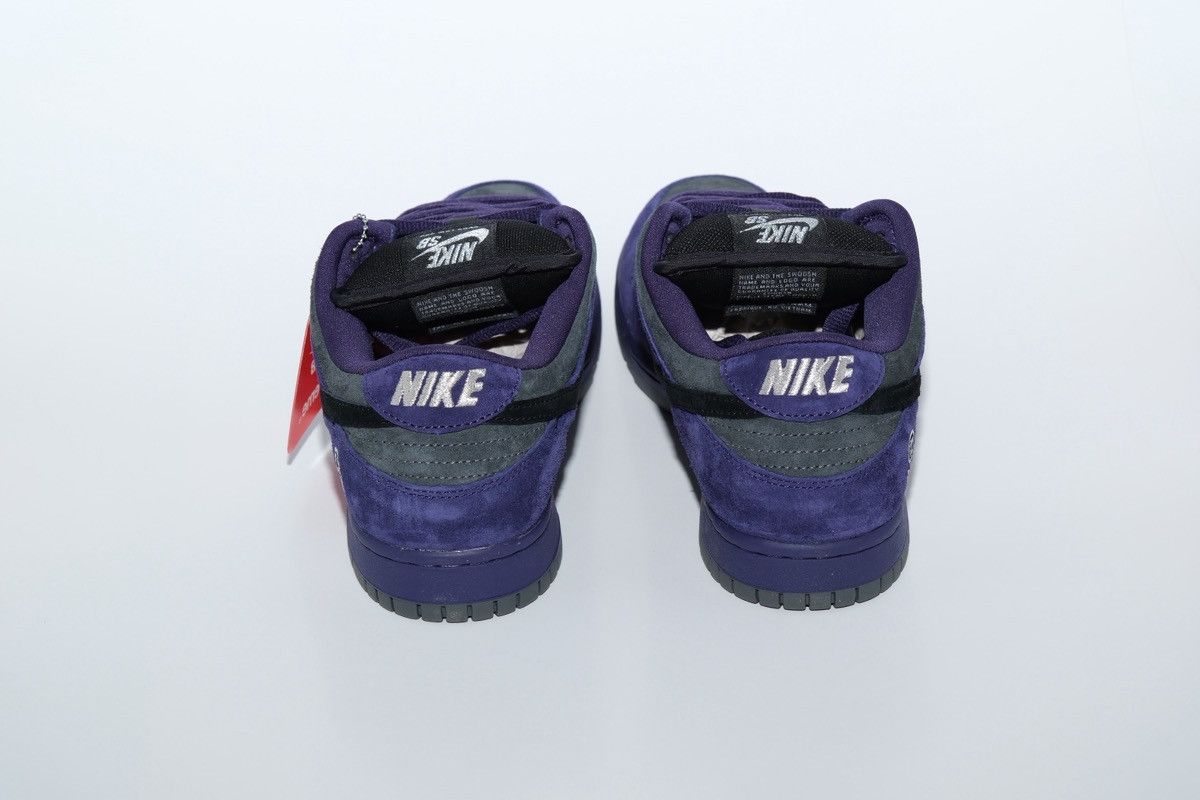 Nike SUPREME X DUNK LOW SB 'INK' PURPLE IN HAND SZ 8.5 MENS Size US 8.5 / EU 41-42 - 4 Thumbnail