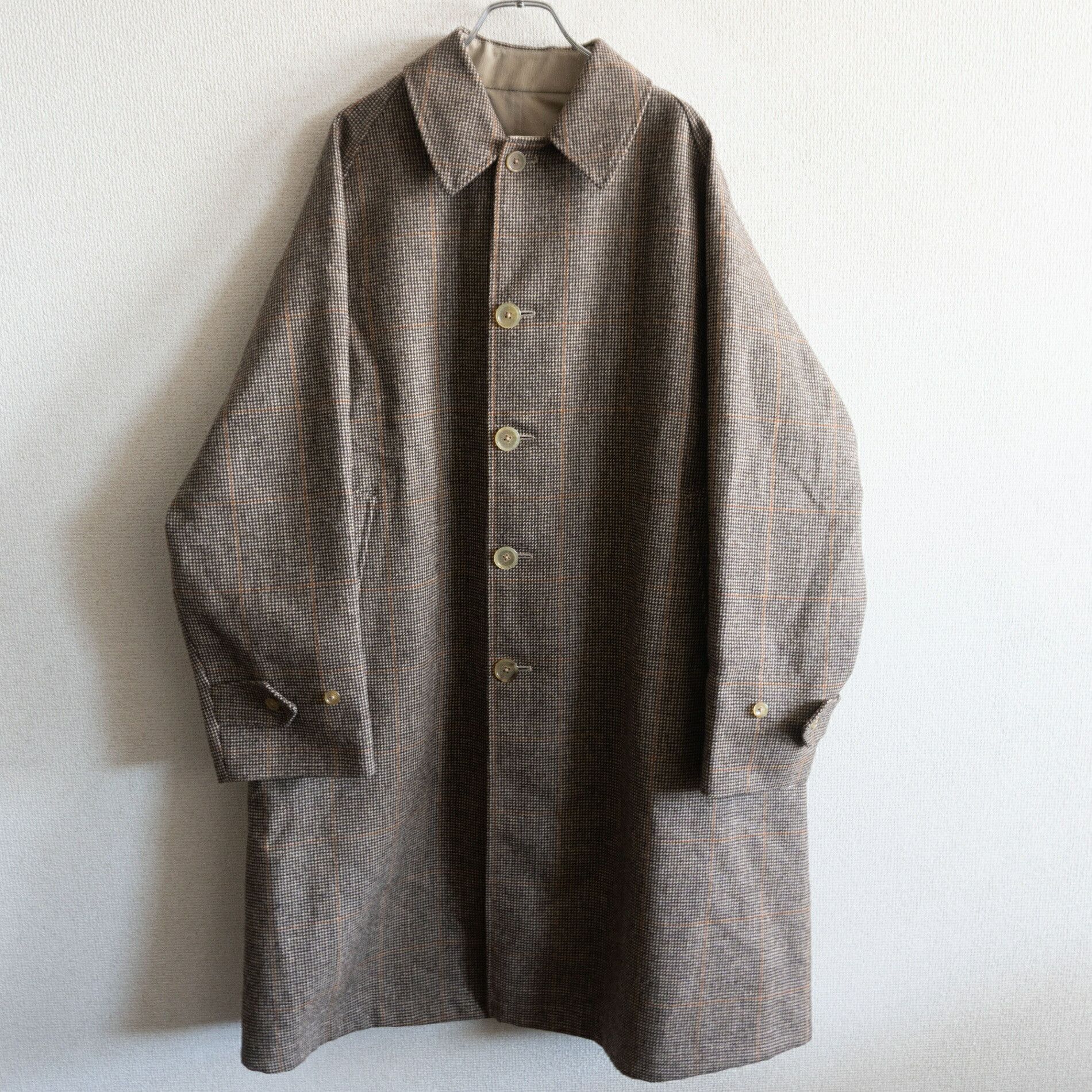 ANATOMICA ANATOMICA Reversible Tweed Raglan Coat Size 44 Size US S / EU 44-46 / 1 - 1 Thumbnail