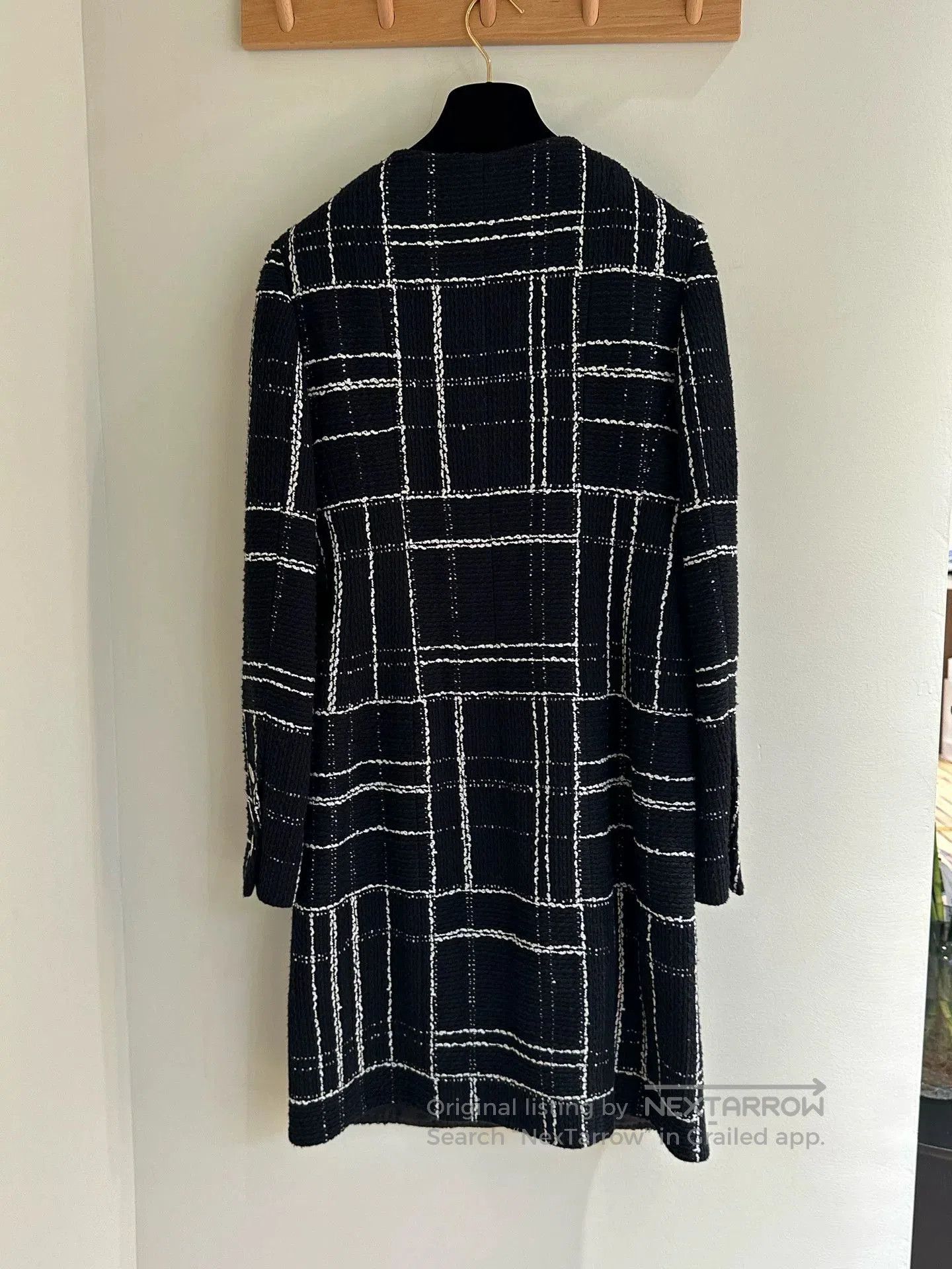 Chanel Chanel 23A Plaid Mid-Length Coat. Size US XS / EU 42 / 0 - 2 Thumbnail