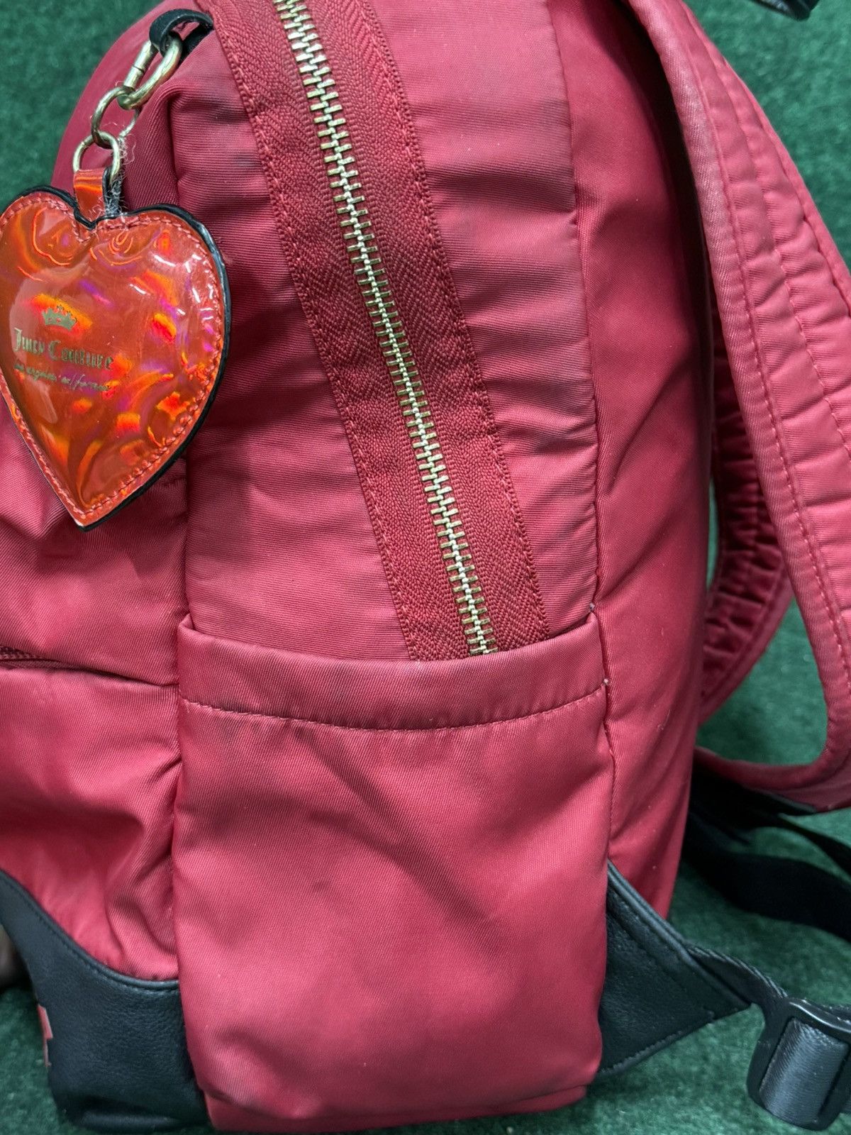 Juicy Couture Vintage Y2k Juicy Couture Clashing Hearts Backpack Size ONE SIZE - 3 Thumbnail
