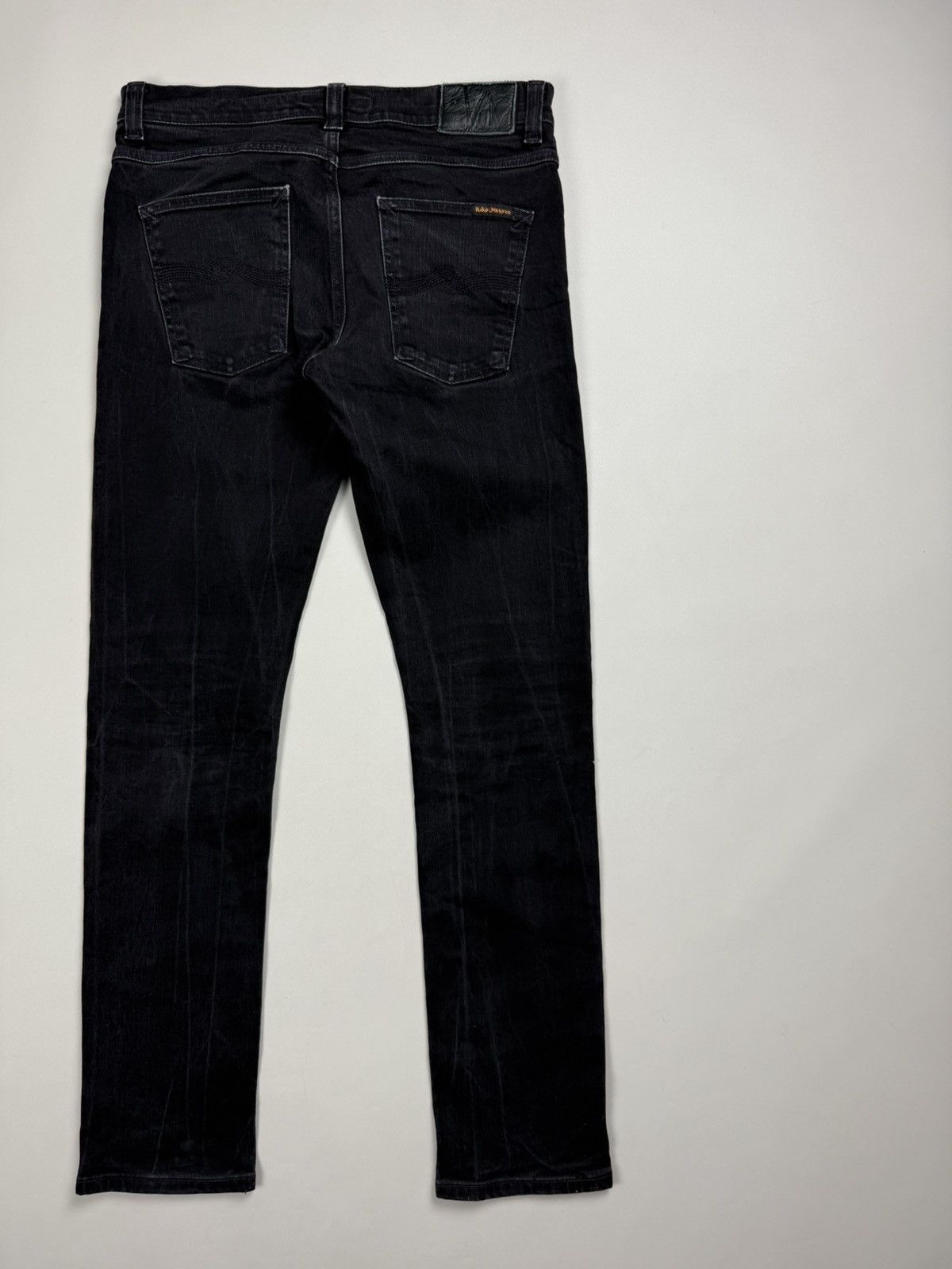 Nudie Jeans Nudie Jeans Co Lean Dean Dey Cold Black Men’s Jeans Size US 32 / EU 48 - 16 Thumbnail