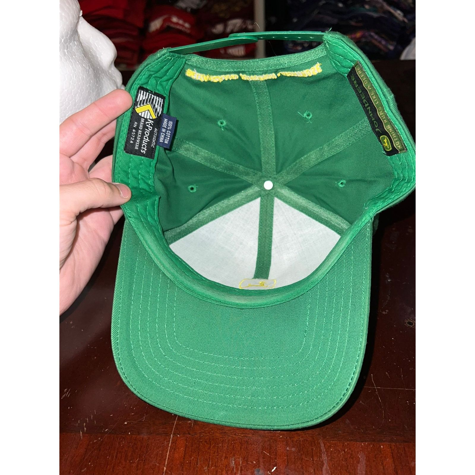 John Deere Vintage John Deere Hat Delta Implement Co Snapback headwear Size ONE SIZE - 6 Thumbnail