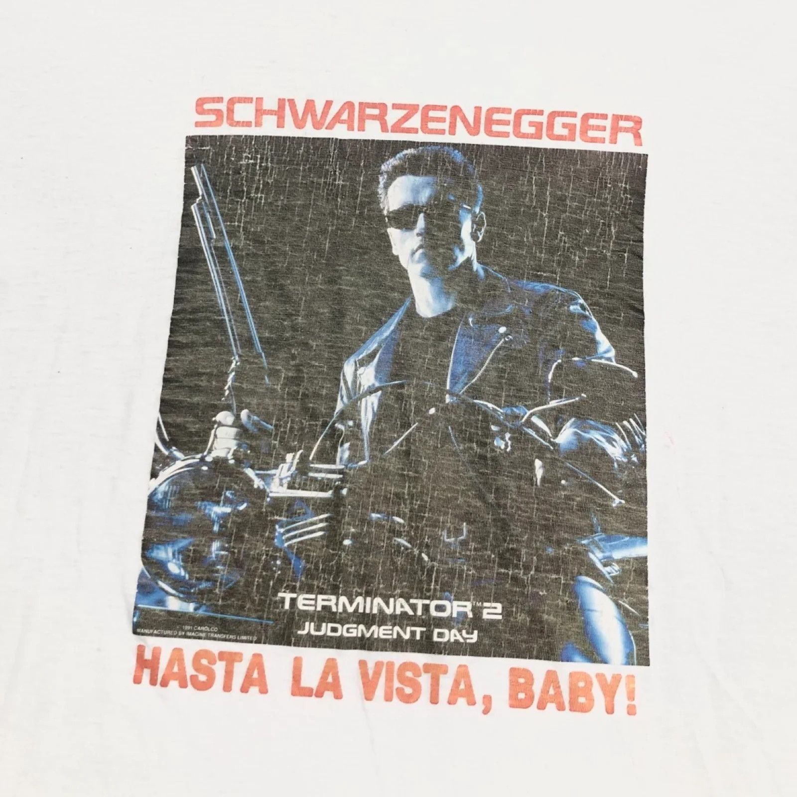 Vintage Arnold Schwarzenegger Terminator Judgement Day 1996 T-Shirt Size US M / EU 48-50 / 2 - 2 Thumbnail